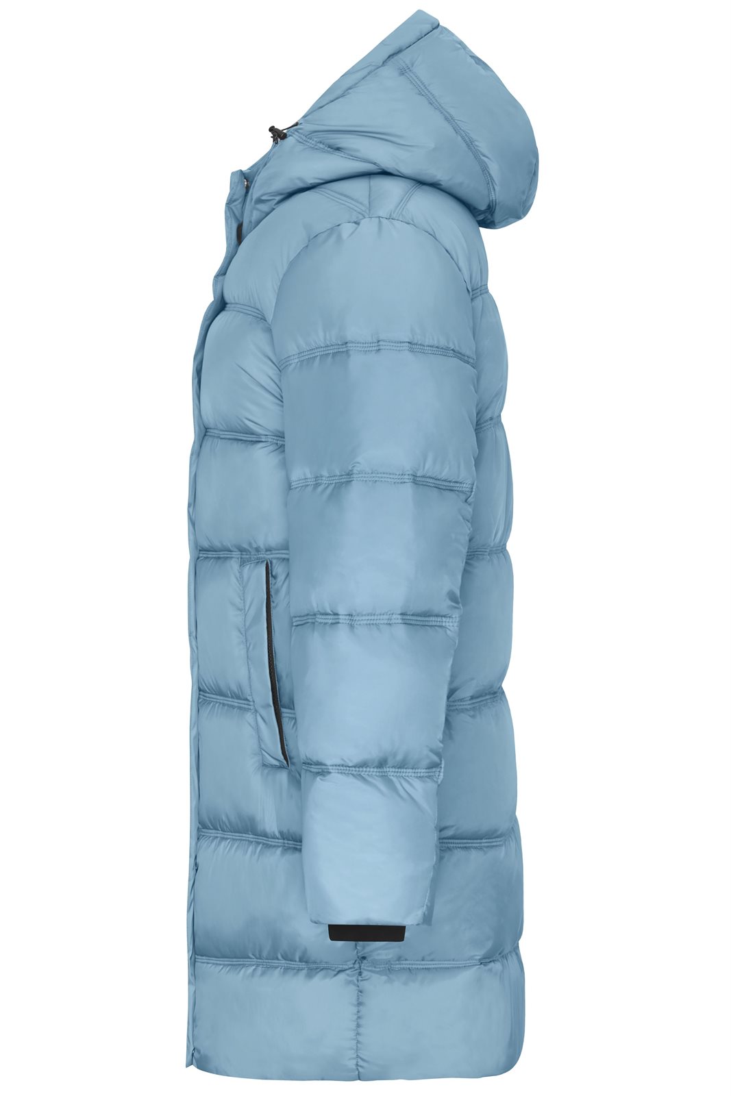 Mantel Herren Blau – Men's Winter Short Coat GRS, Detailansicht