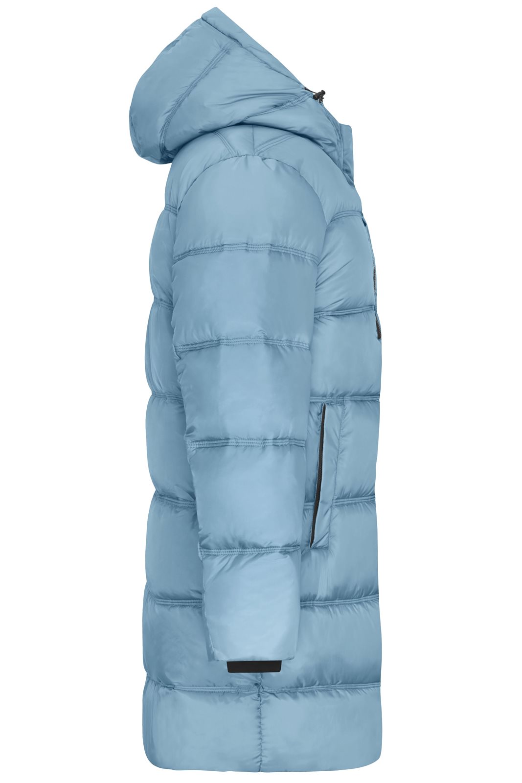 Mantel Herren Blau – Men's Winter Short Coat GRS, Detailansicht