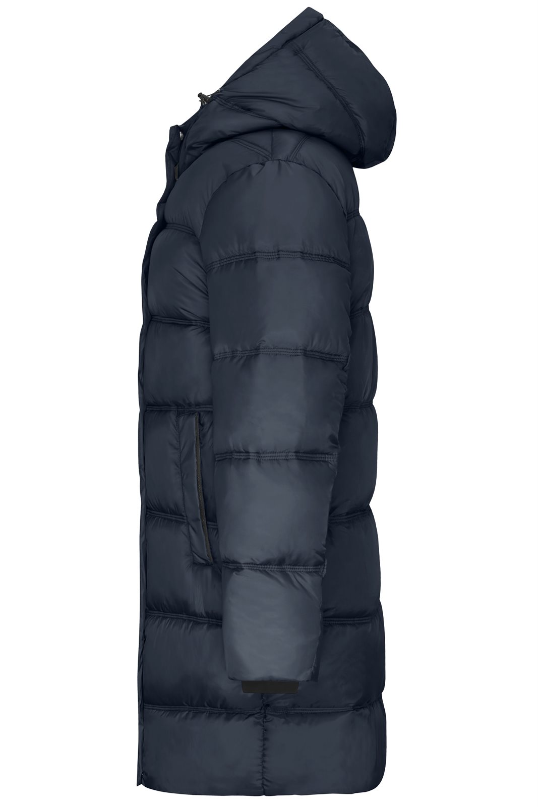 Mantel Herren Blau – Men's Winter Short Coat GRS, Detailansicht