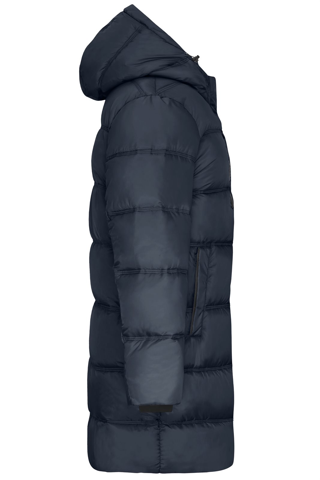 Mantel Herren Blau – Men's Winter Short Coat GRS, Detailansicht