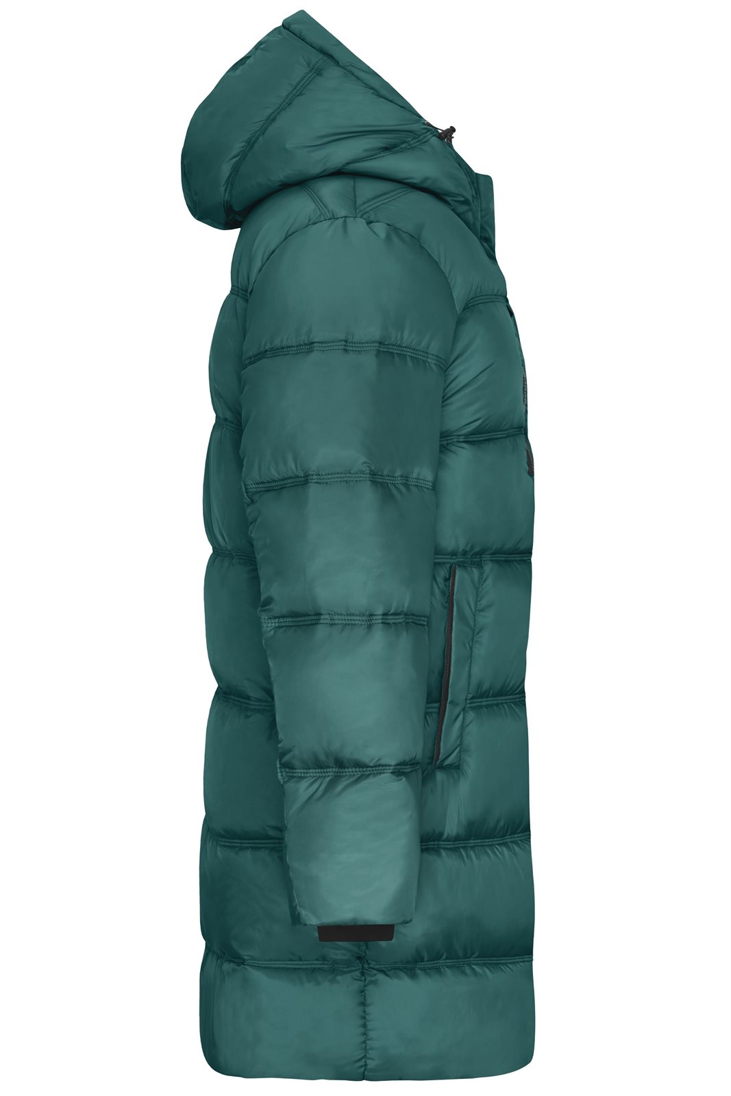Mantel Herren Grün – Men's Winter Short Coat GRS, Detailansicht
