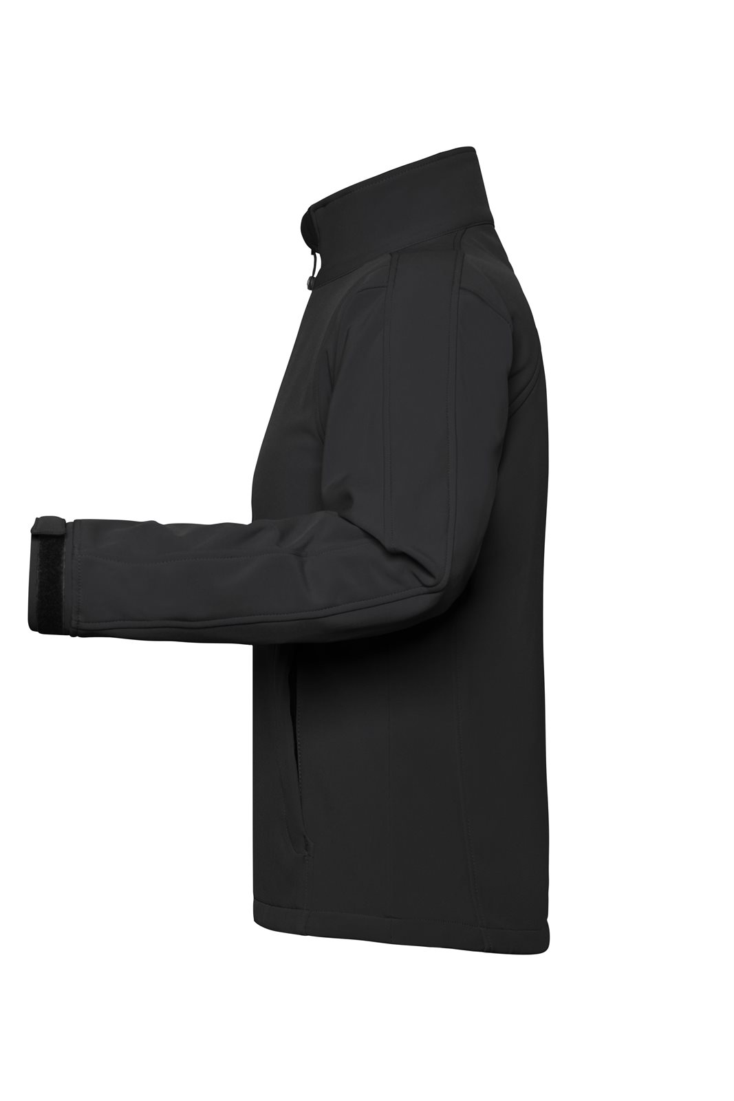 Jacke Damen Schwarz – Ladies' Softshell Jacket, Detailansicht