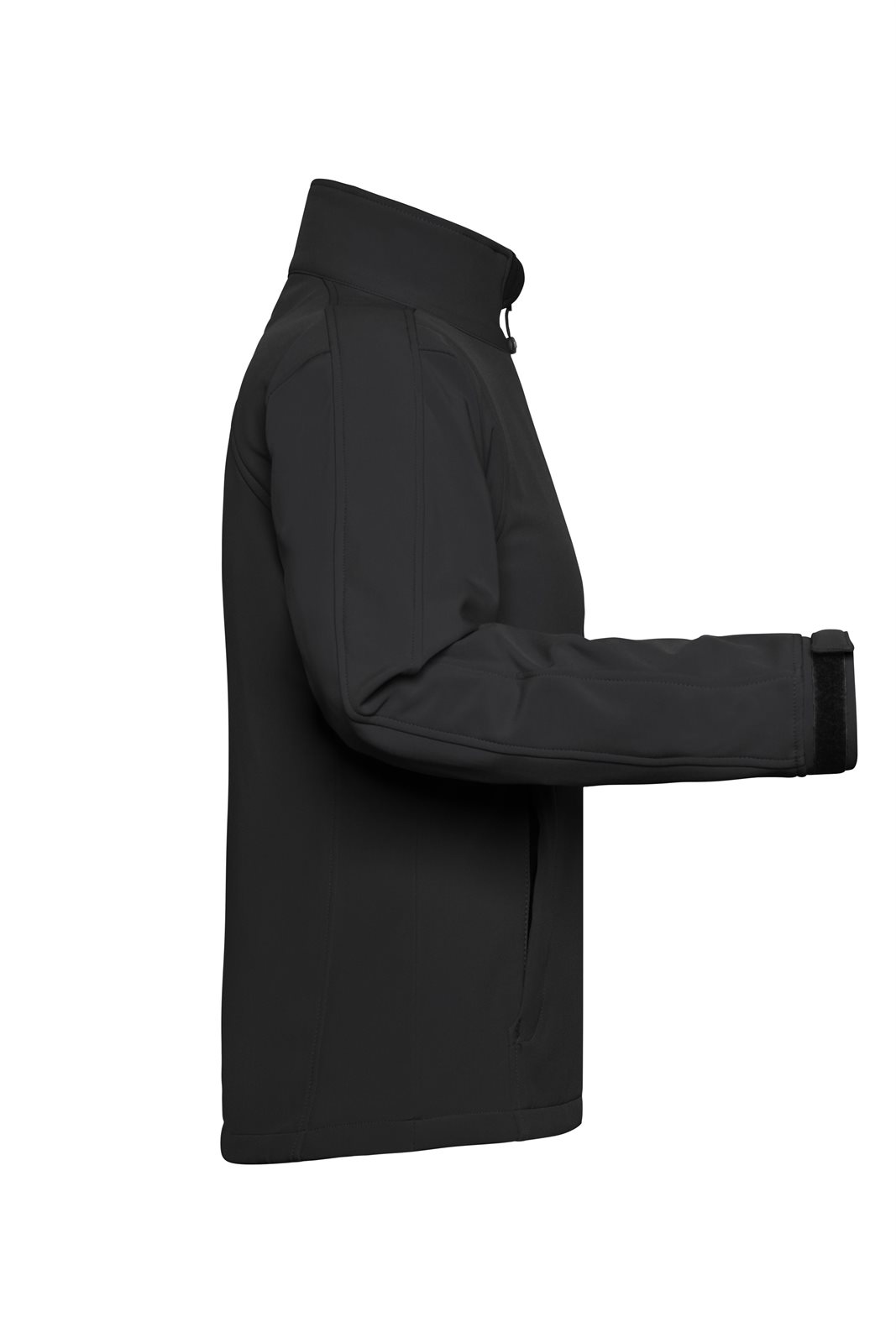 Jacke Damen Schwarz – Ladies' Softshell Jacket, Detailansicht