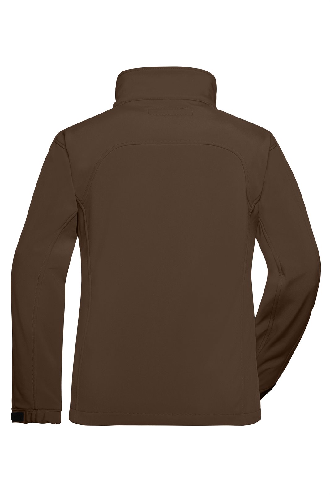 Jacke Damen Braun – Ladies' Softshell Jacket, Detailansicht