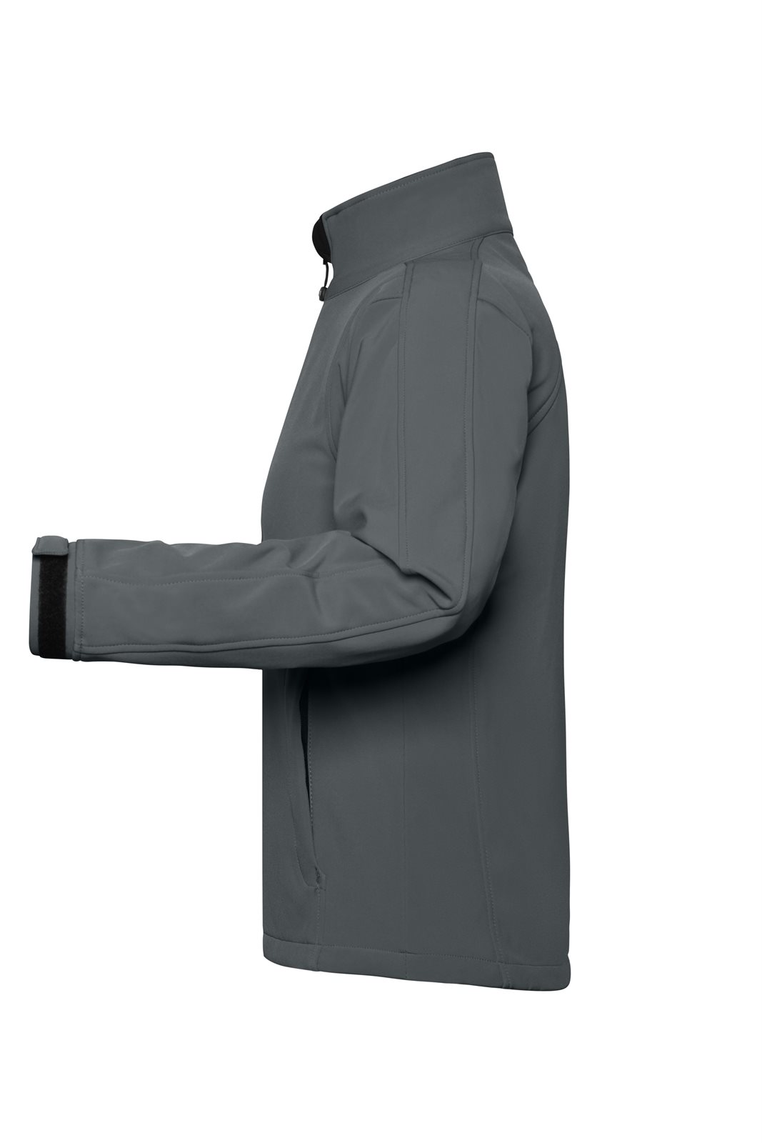 Jacke Damen Grau – Ladies' Softshell Jacket, Detailansicht