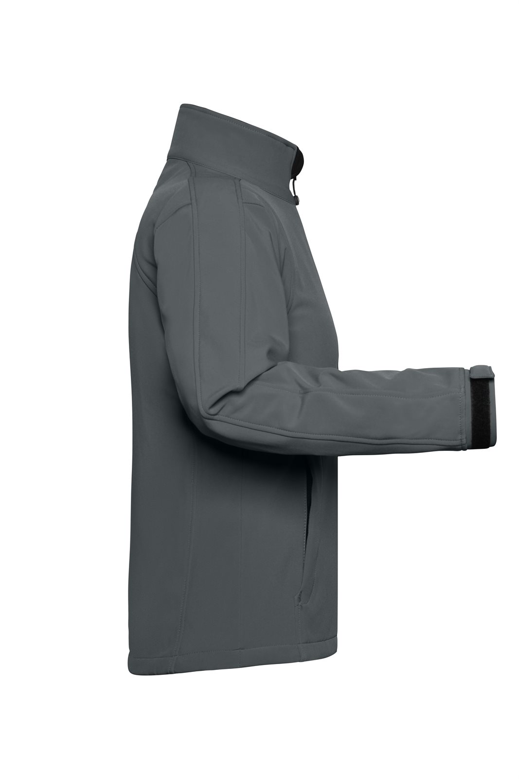 Jacke Damen Grau – Ladies' Softshell Jacket, Detailansicht