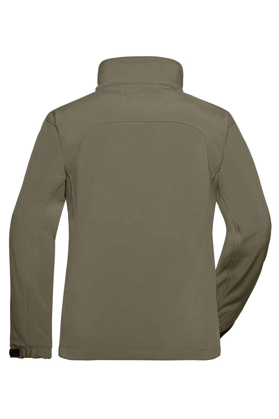 Jacke Damen Braun/Grün/Oliv – Ladies' Softshell Jacket, Detailansicht