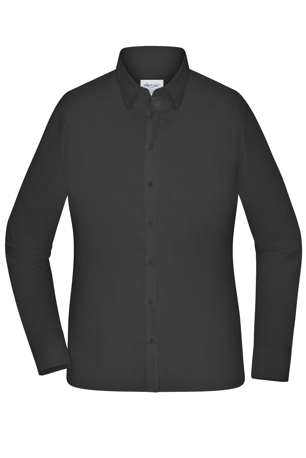 Hemd Damen Schwarz – Ladies' Shirt - MODERN FIT -