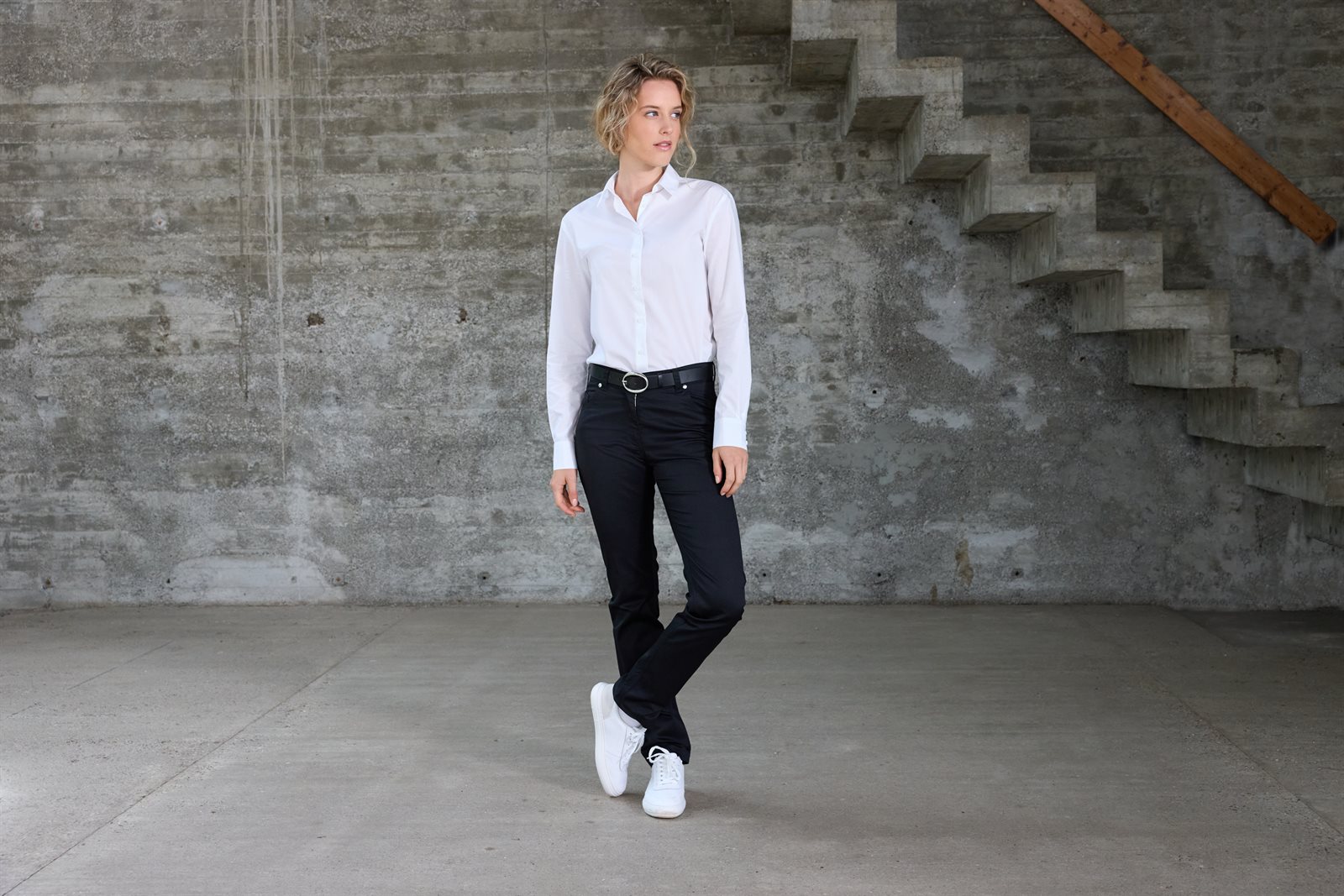 Hemd Damen – Ladies' Shirt - MODERN FIT -, Detailansicht