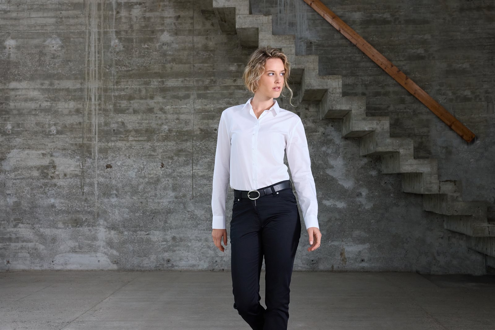 Hemd Damen – Ladies' Shirt - MODERN FIT -, Detailansicht