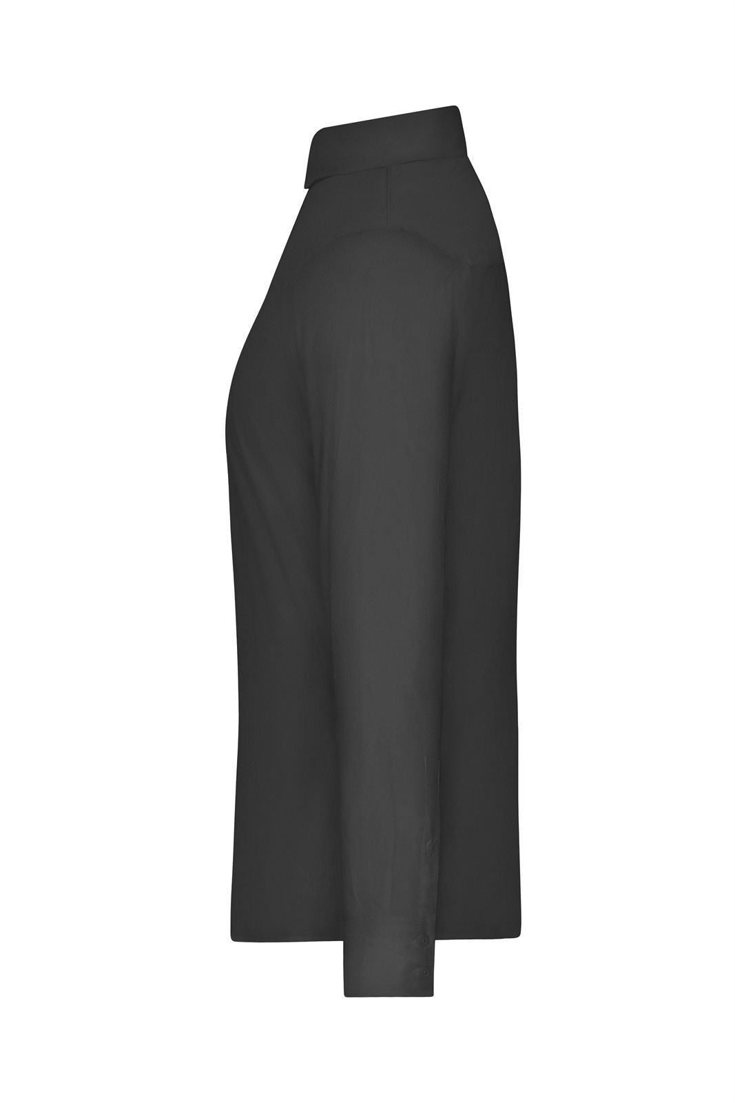 Hemd Damen Schwarz – Ladies' Shirt - MODERN FIT -, Detailansicht