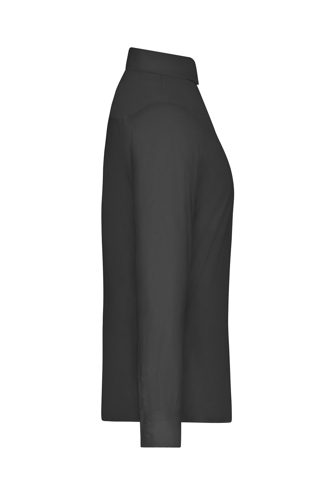 Hemd Damen Schwarz – Ladies' Shirt - MODERN FIT -, Detailansicht