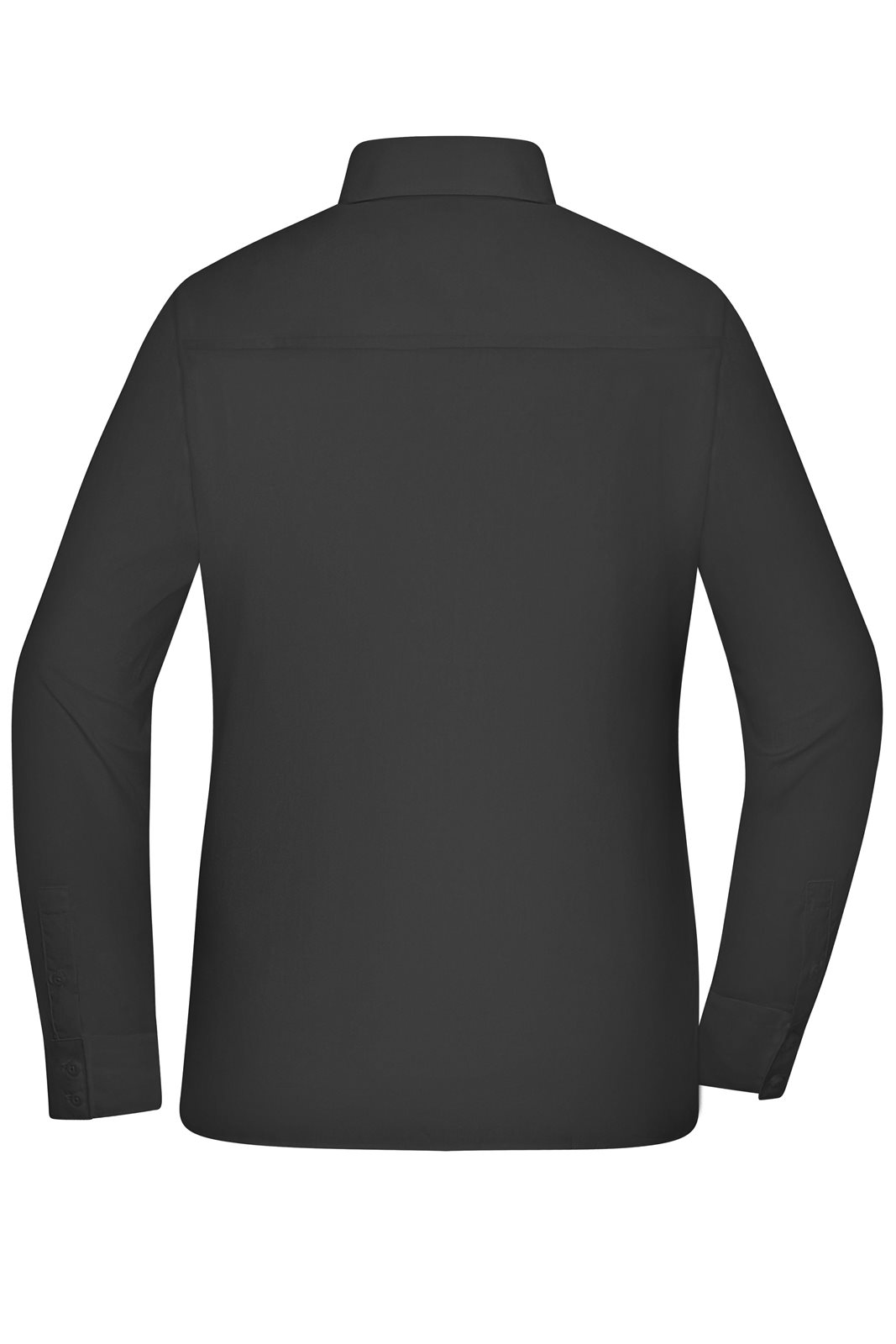 Hemd Damen Schwarz – Ladies' Shirt - MODERN FIT -, Detailansicht