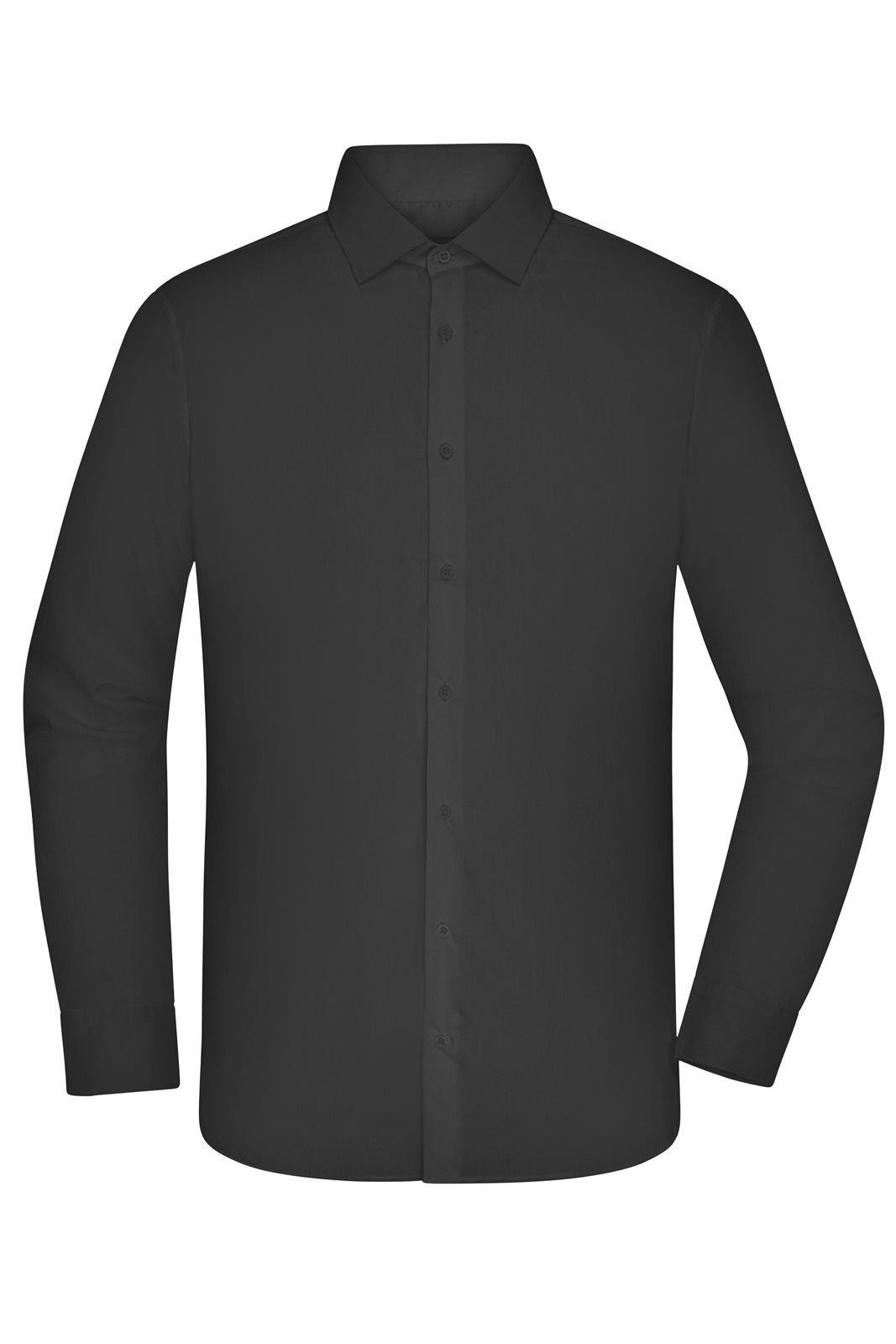 Hemd Herren Schwarz – Men's Shirt - MODERN FIT -