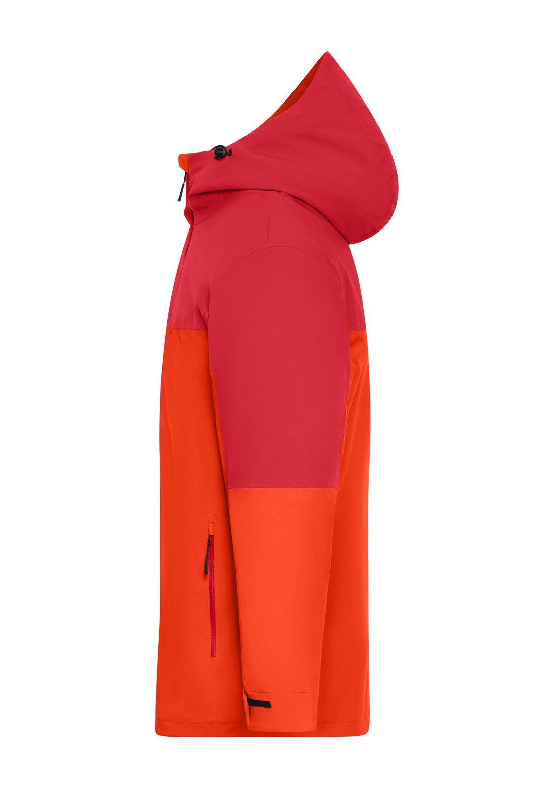 Jacke Herren Orange/Rot – Men's 3-in-1-Jacket GRS, Detailansicht