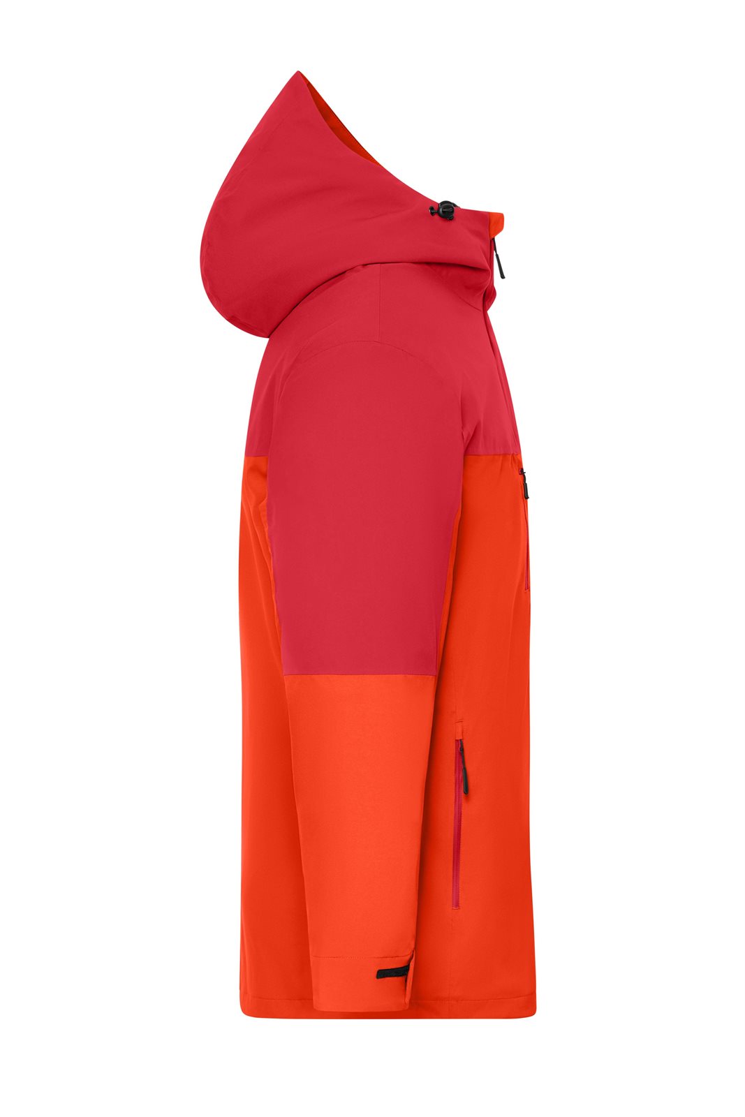 Jacke Herren Orange/Rot – Men's 3-in-1-Jacket GRS, Detailansicht