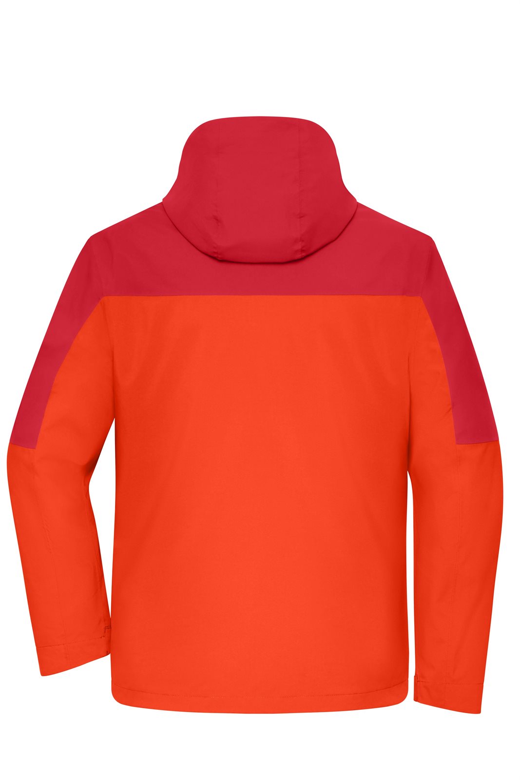 Jacke Herren Orange/Rot – Men's 3-in-1-Jacket GRS, Detailansicht