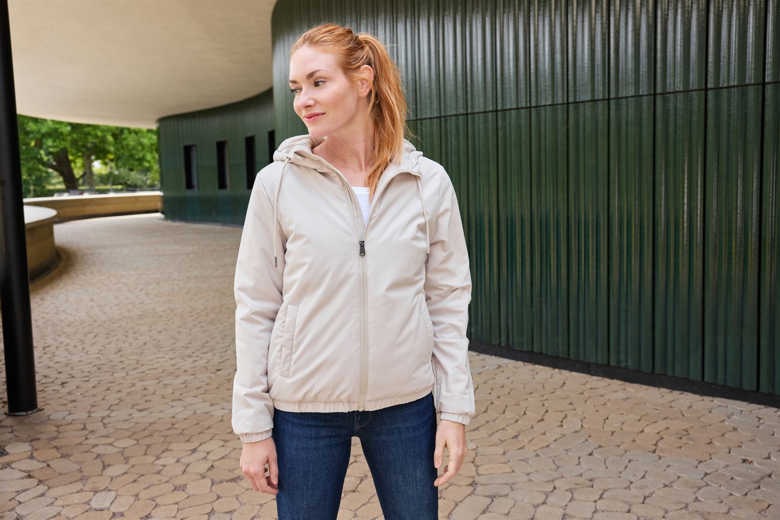 Jacke Damen – Ladies' Bomber Jacket GRS, Detailansicht