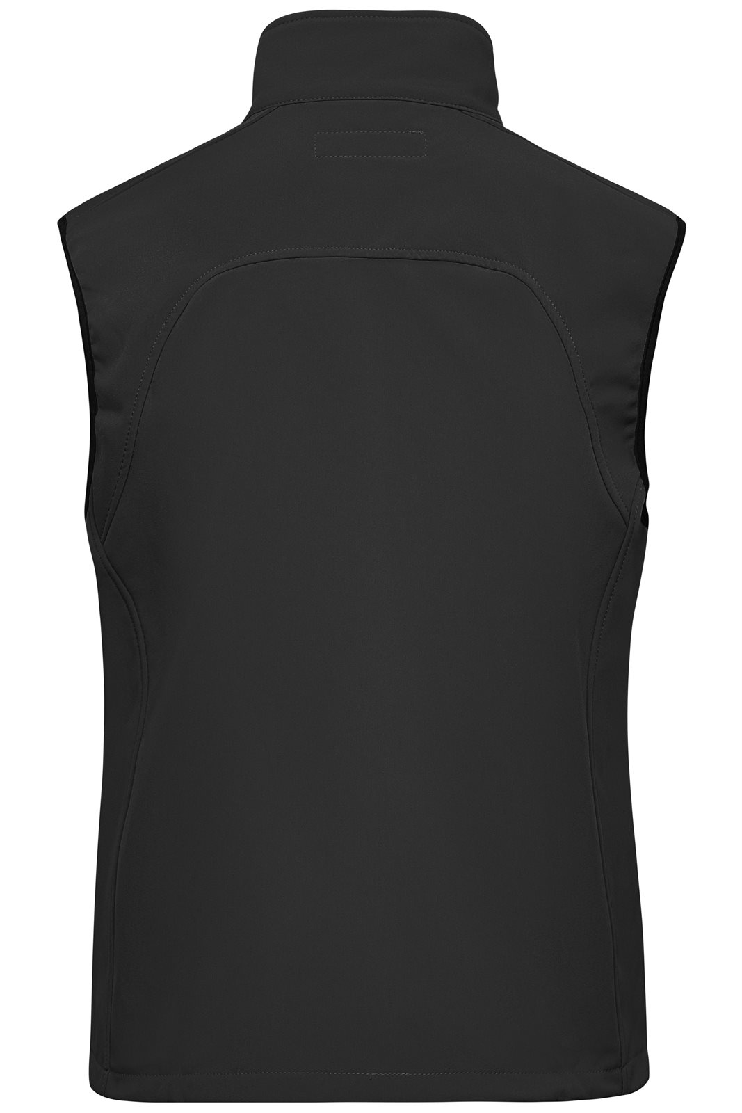 Weste Damen Schwarz – Ladies' Softshell Vest, Detailansicht