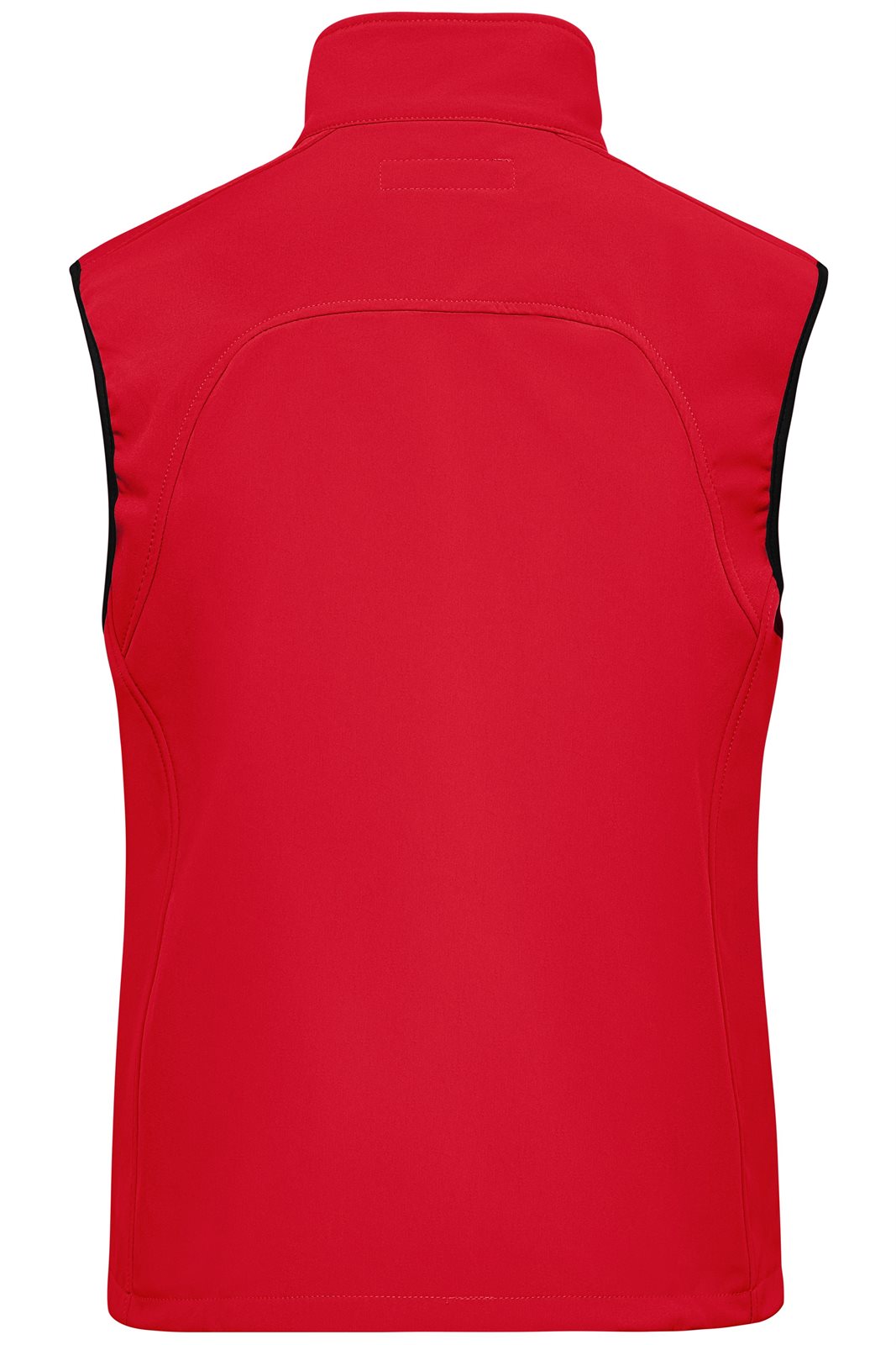 Weste Damen Rot – Ladies' Softshell Vest, Detailansicht
