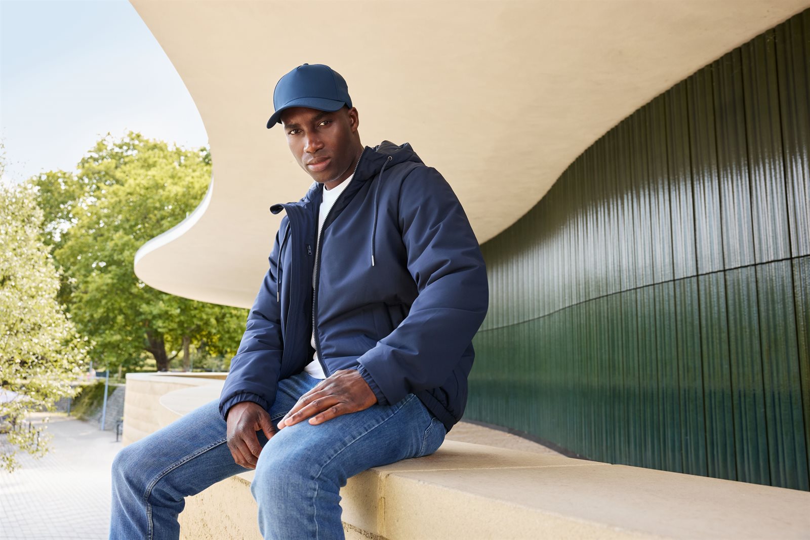Jacke Herren – Men's BomberJacket GRS, Detailansicht