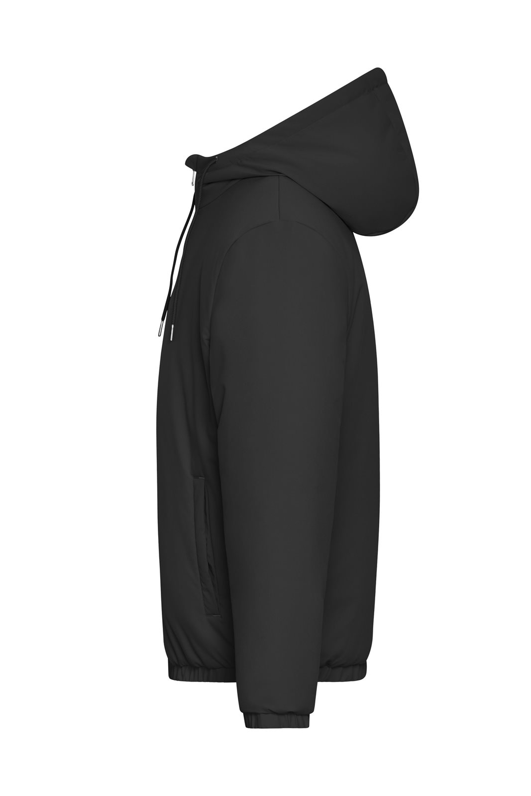 Jacke Herren Schwarz – Men's BomberJacket GRS, Detailansicht