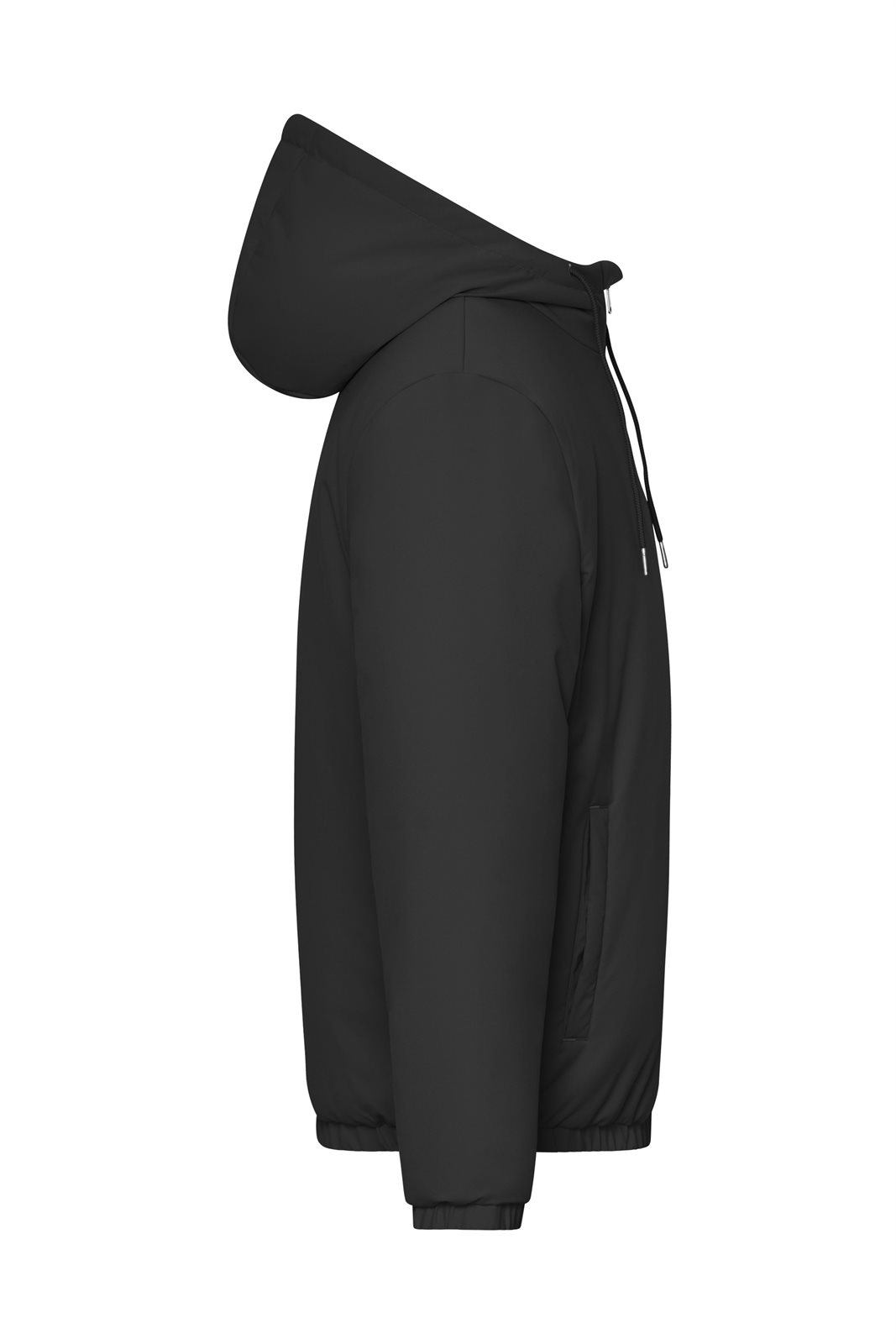 Jacke Herren Schwarz – Men's BomberJacket GRS, Detailansicht