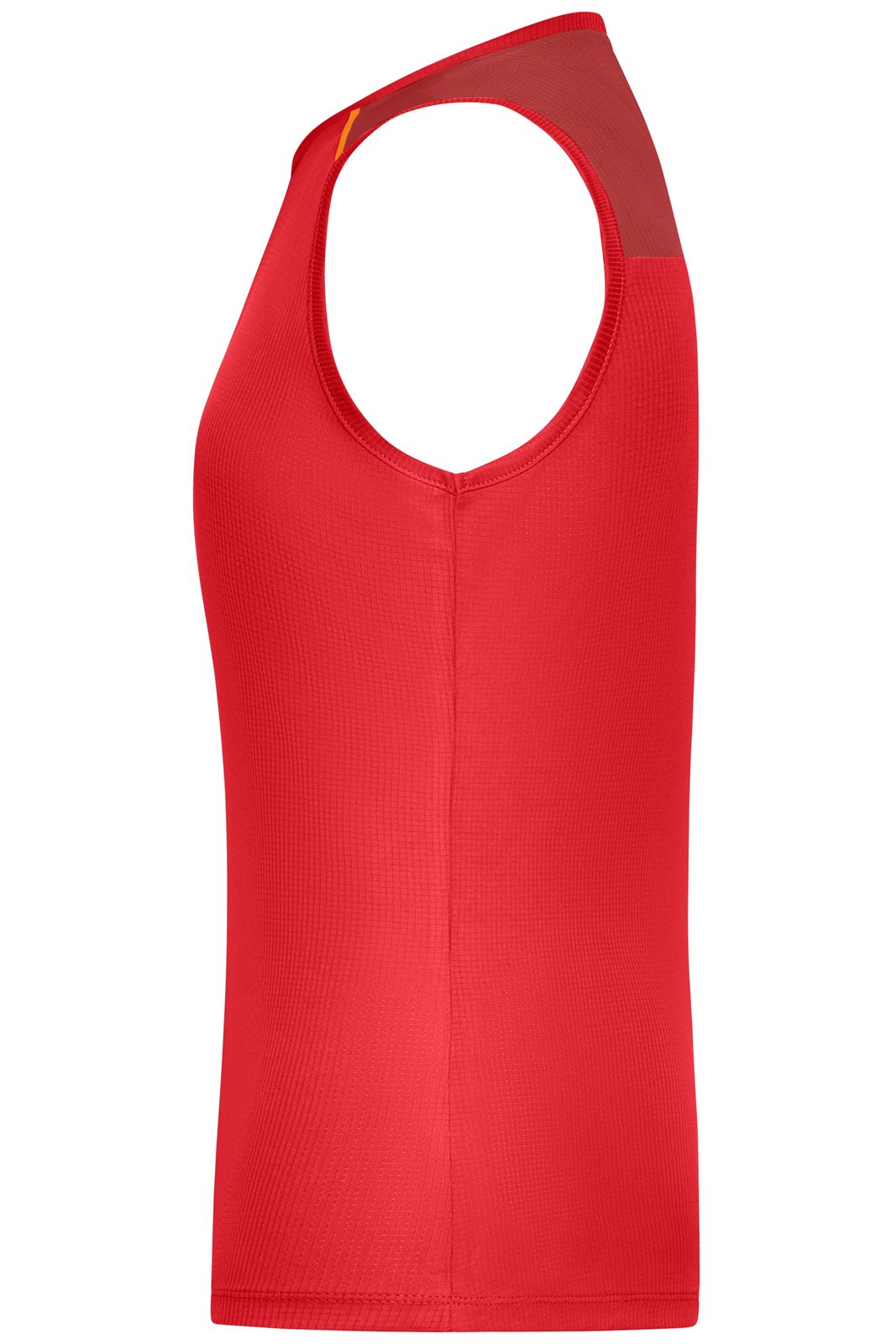 Tank Top Damen Orange – Ladies' Running Tank GRS, Detailansicht