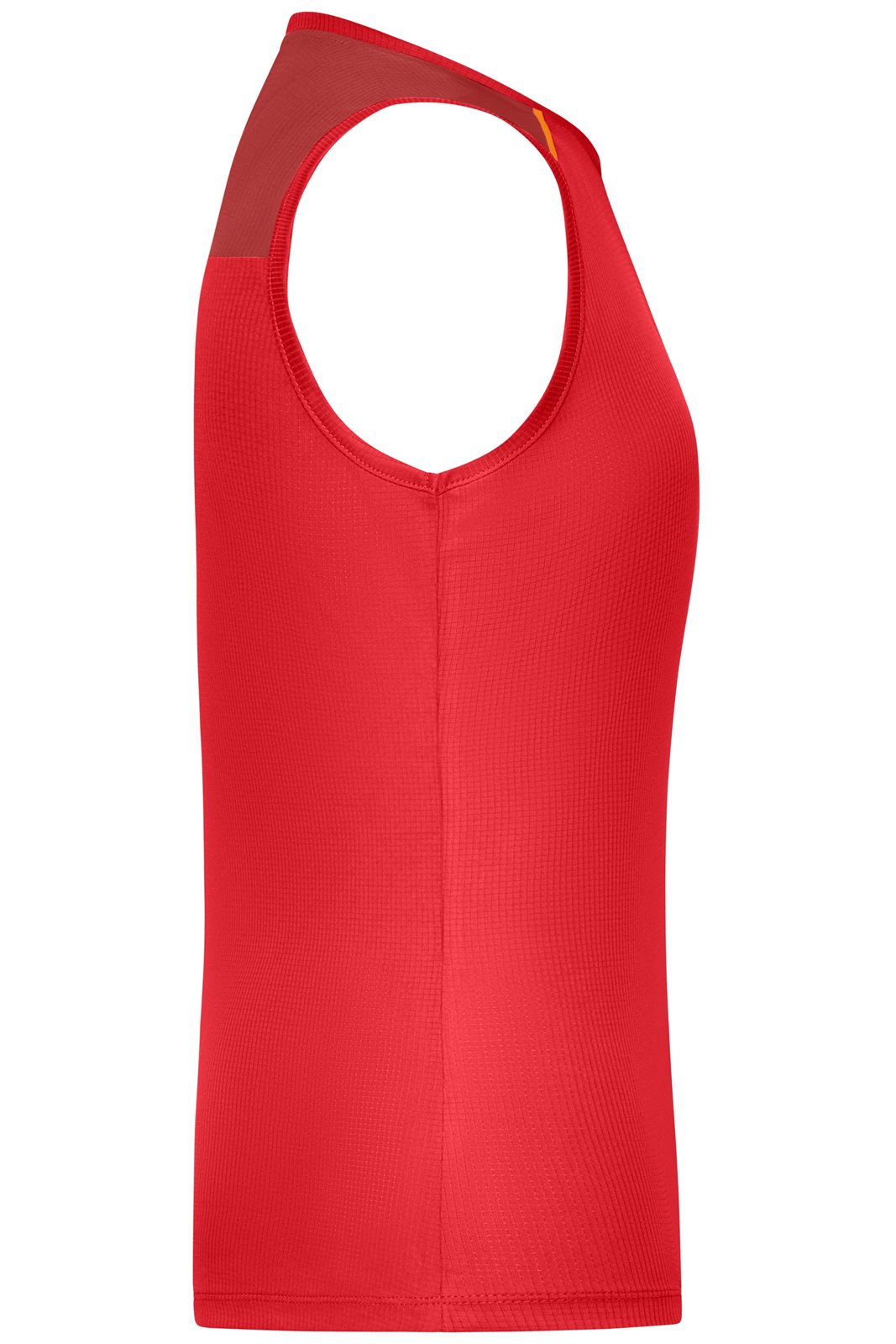 Tank Top Damen Orange – Ladies' Running Tank GRS, Detailansicht