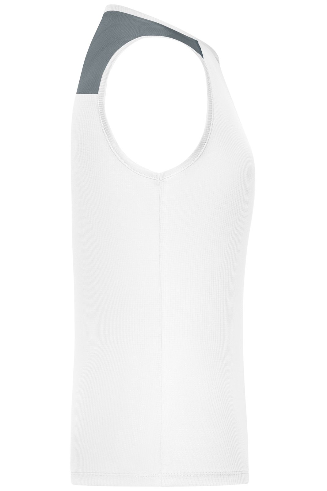 Tank Top Damen Weiß – Ladies' Running Tank GRS, Detailansicht