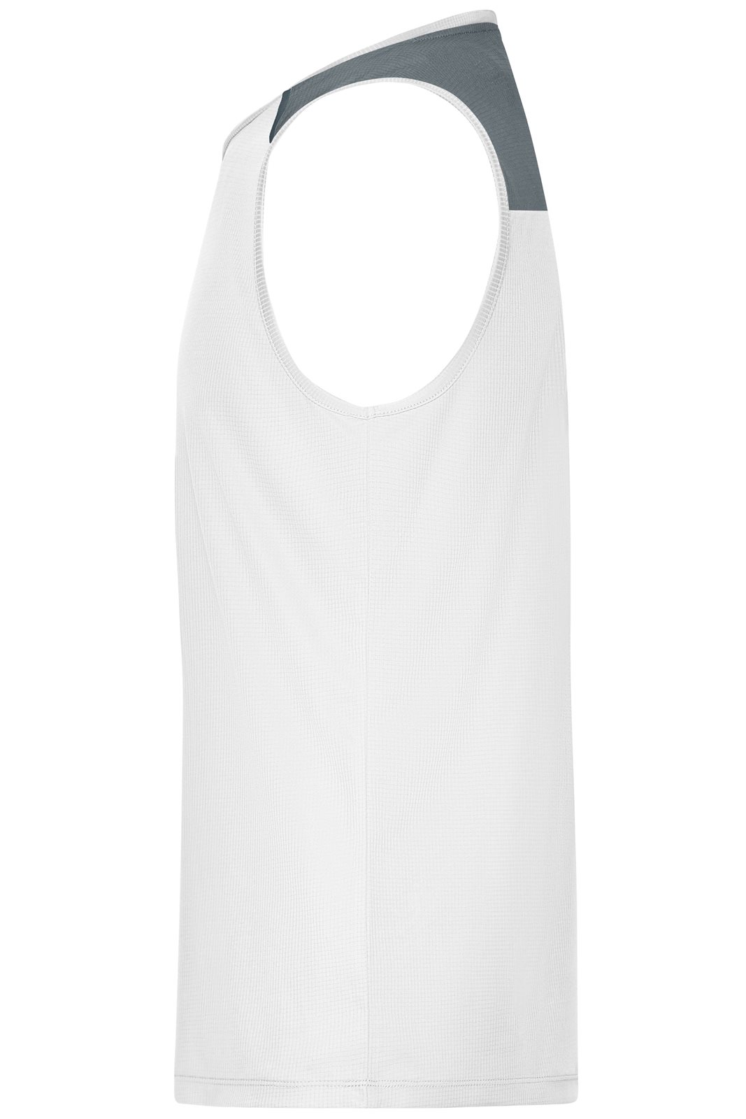 Tank Top Herren Weiß – Men's Running Tank GRS, Detailansicht