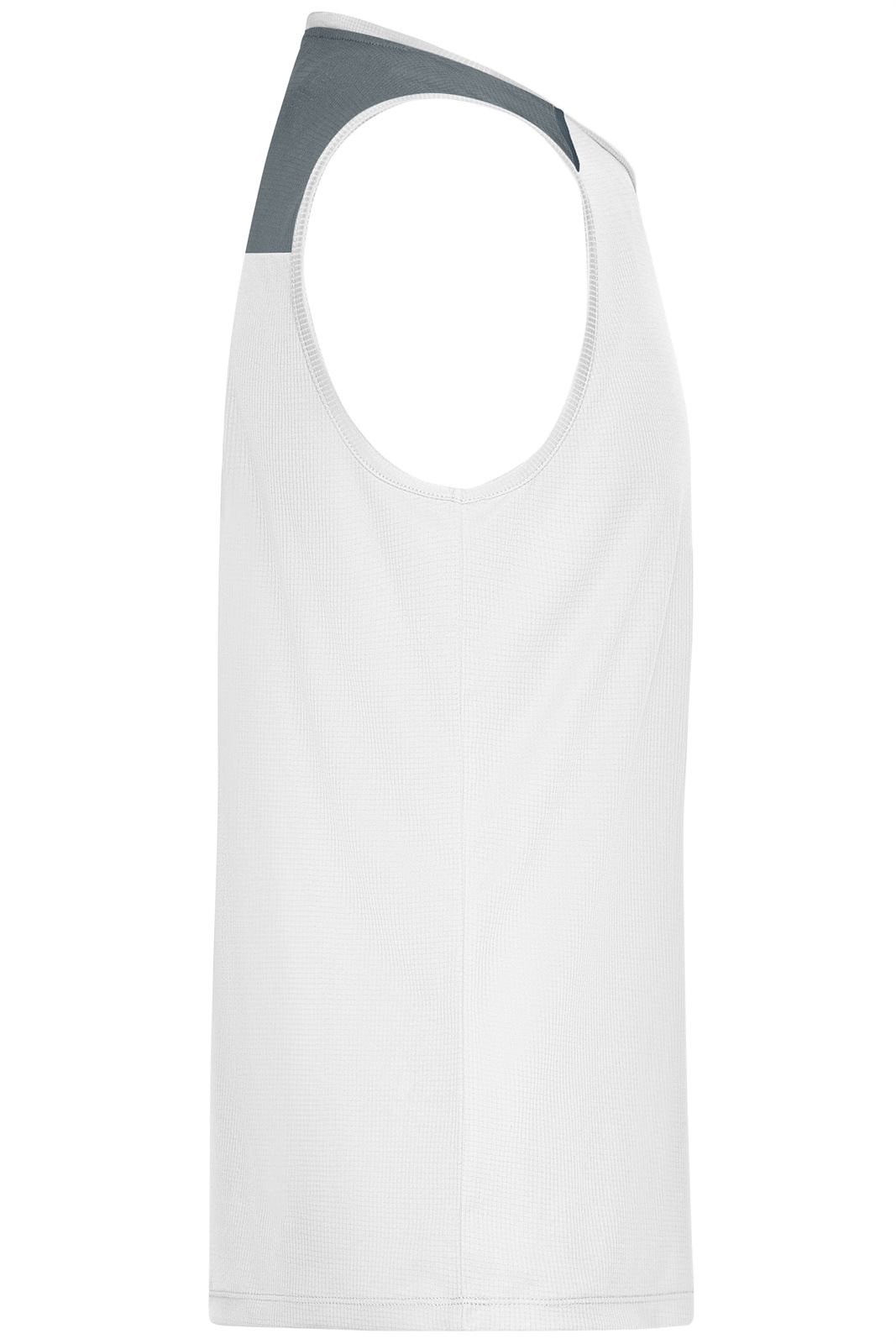 Tank Top Herren Weiß – Men's Running Tank GRS, Detailansicht
