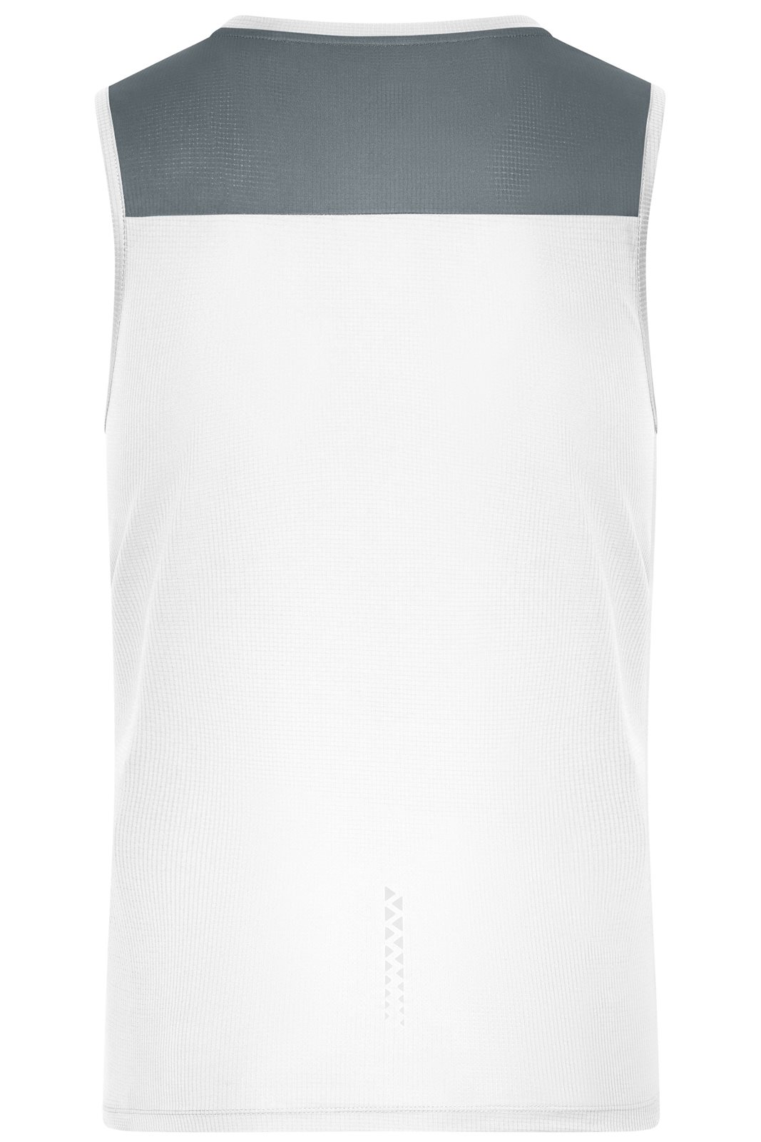 Tank Top Herren Weiß – Men's Running Tank GRS, Detailansicht