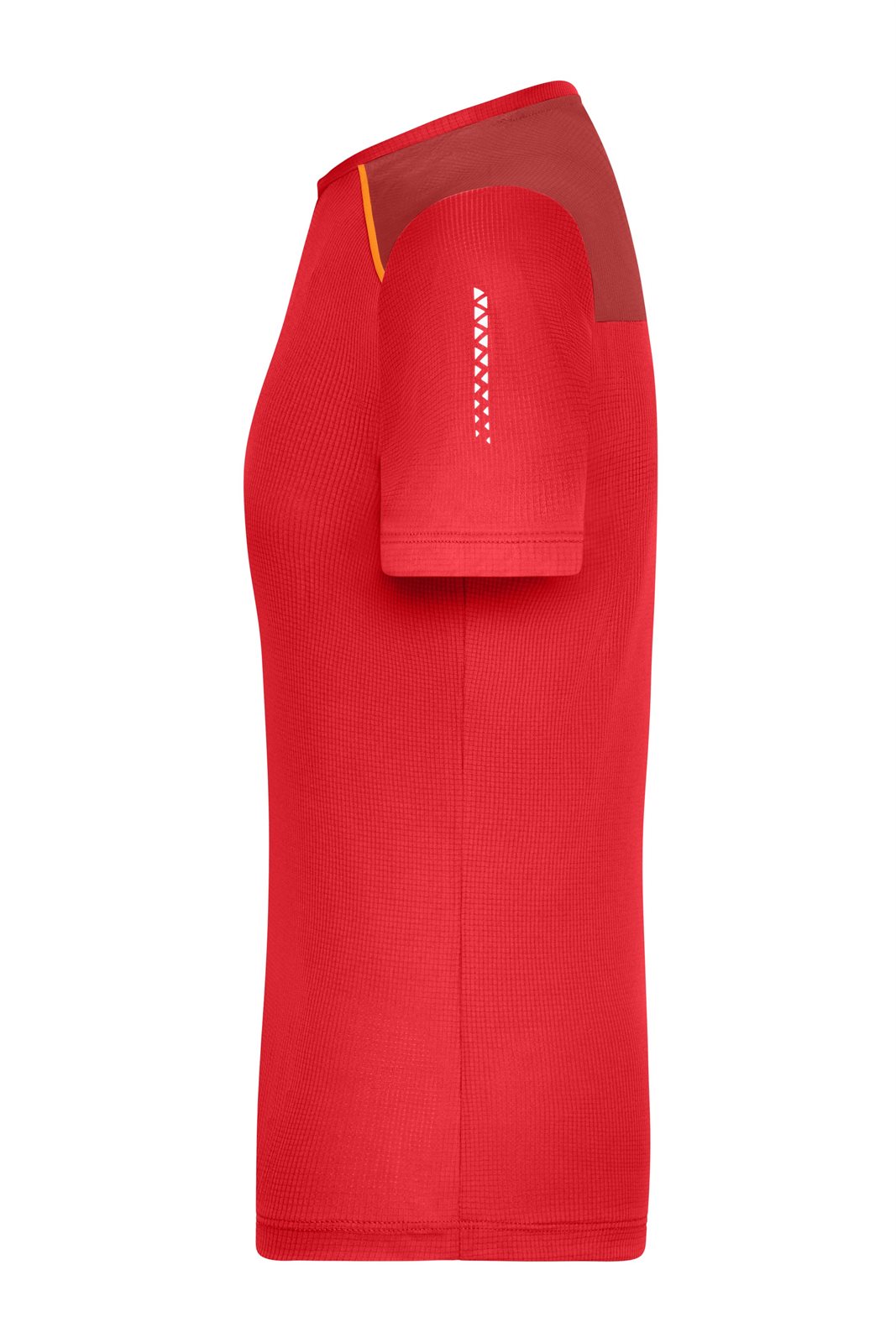 T-Shirt Damen Orange – Ladies' Running T-Shirt GRS, Detailansicht