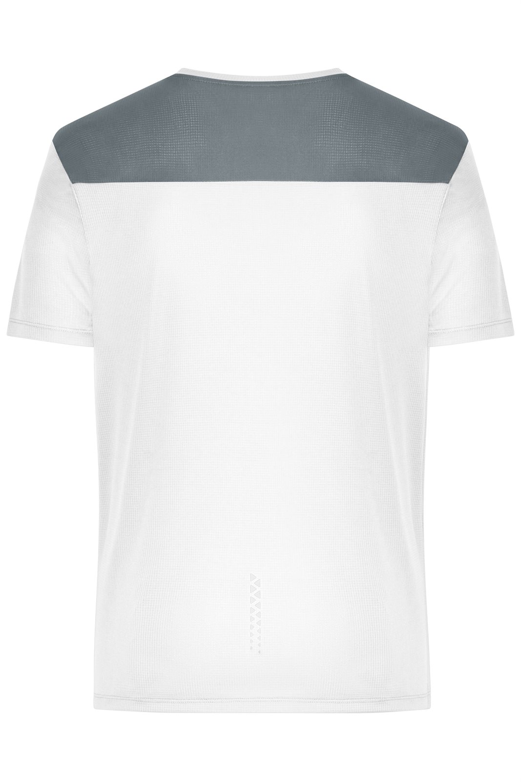 T-Shirt Herren Weiß – Men's Running T-Shirt GRS, Detailansicht