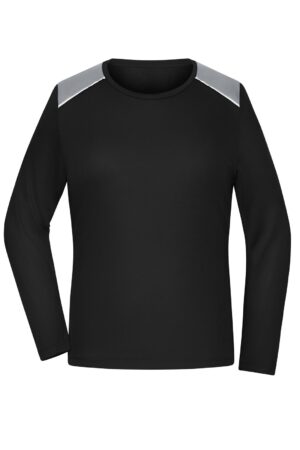 T-Shirt Damen Schwarz – Ladies' Running Shirt Longsleeve GRS