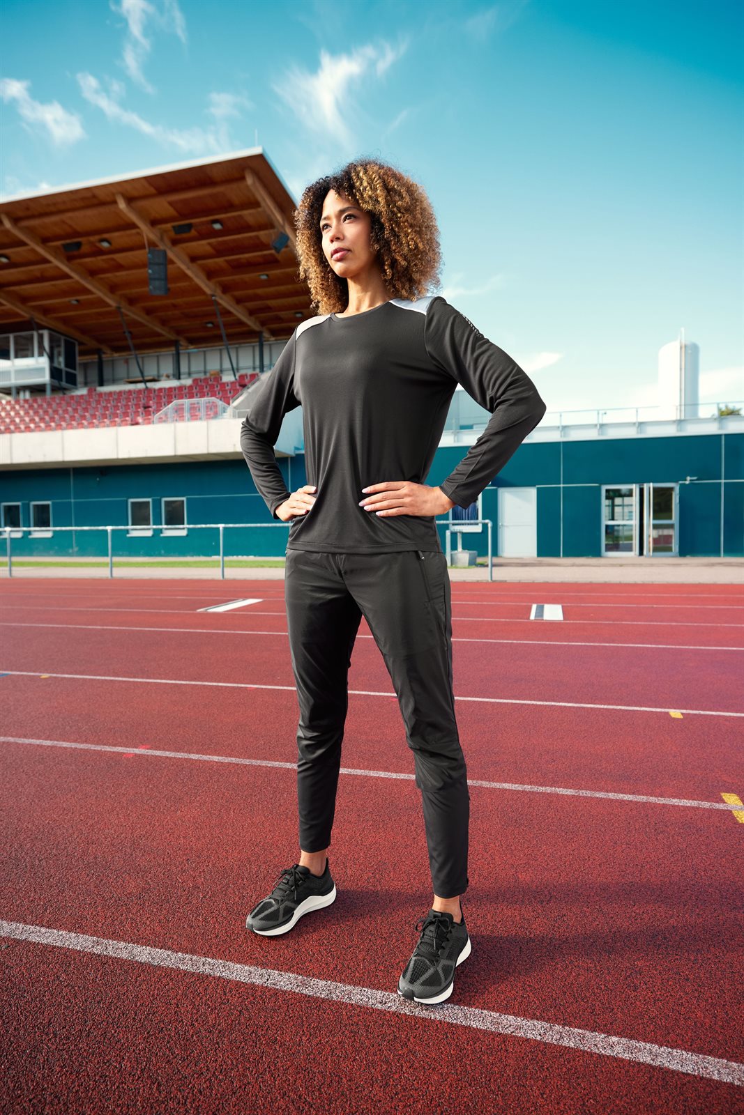 T-Shirt Damen – Ladies' Running Shirt Longsleeve GRS, Detailansicht