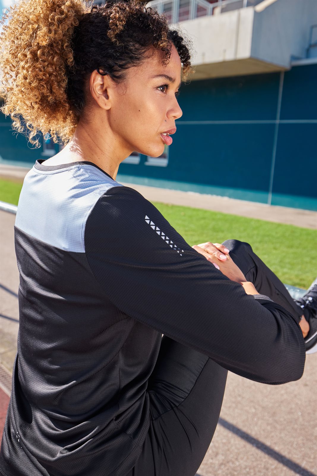 T-Shirt Damen – Ladies' Running Shirt Longsleeve GRS, Detailansicht
