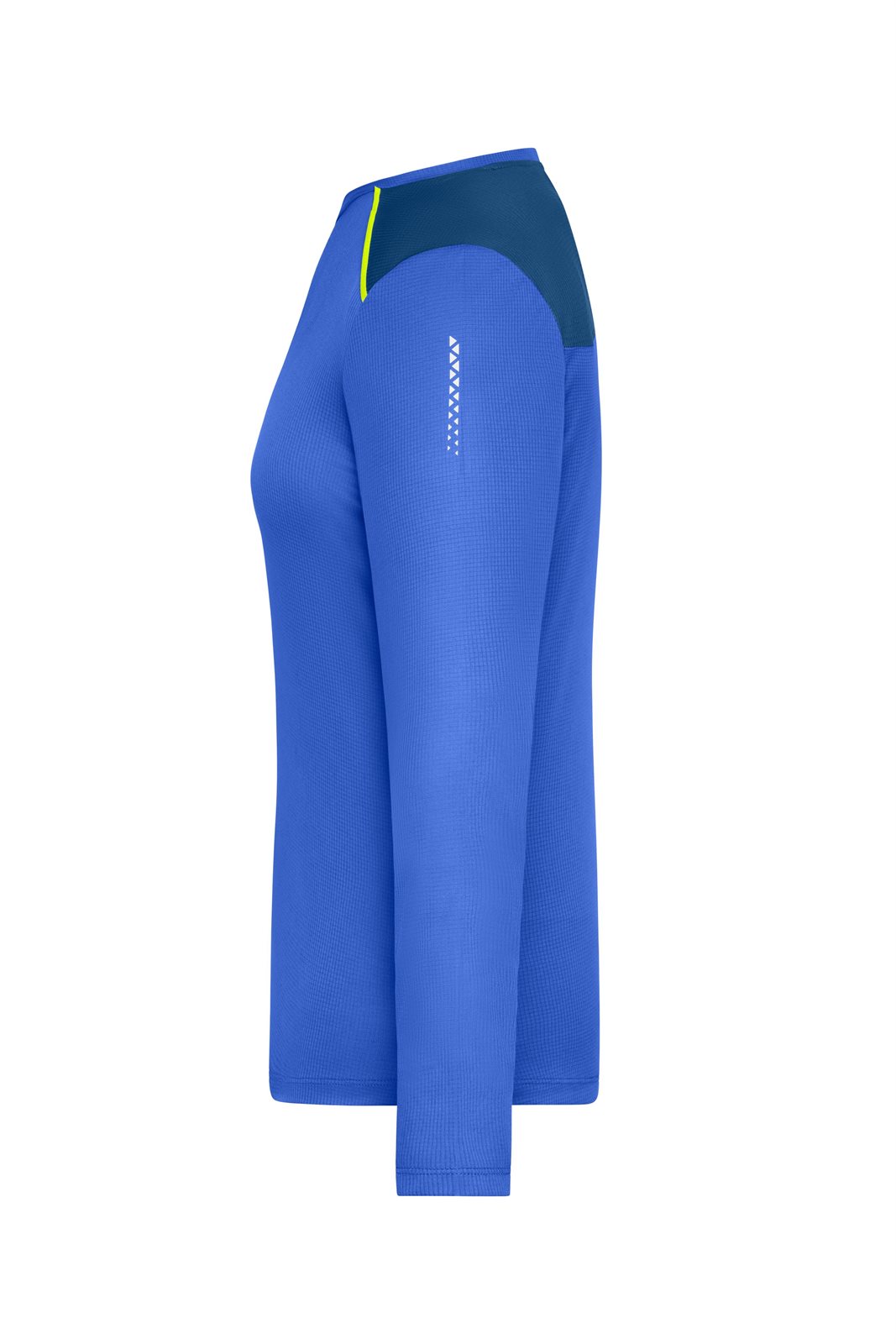 T-Shirt Damen Blau – Ladies' Running Shirt Longsleeve GRS, Detailansicht