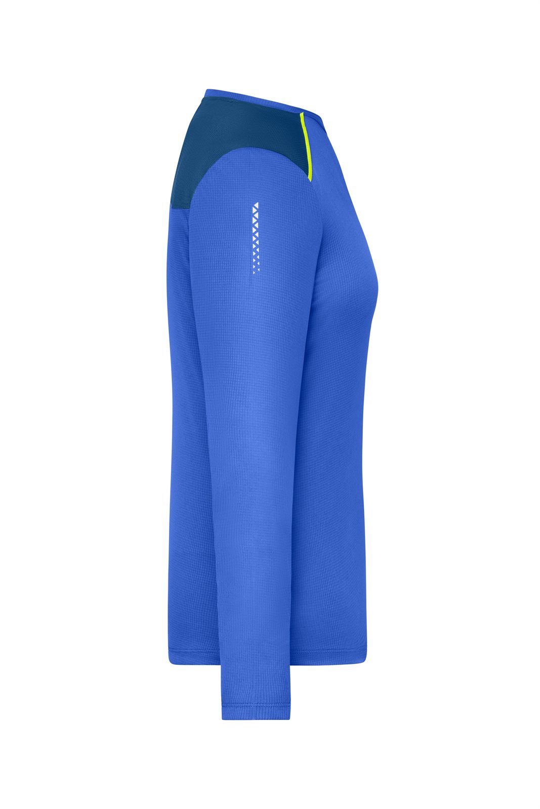 T-Shirt Damen Blau – Ladies' Running Shirt Longsleeve GRS, Detailansicht