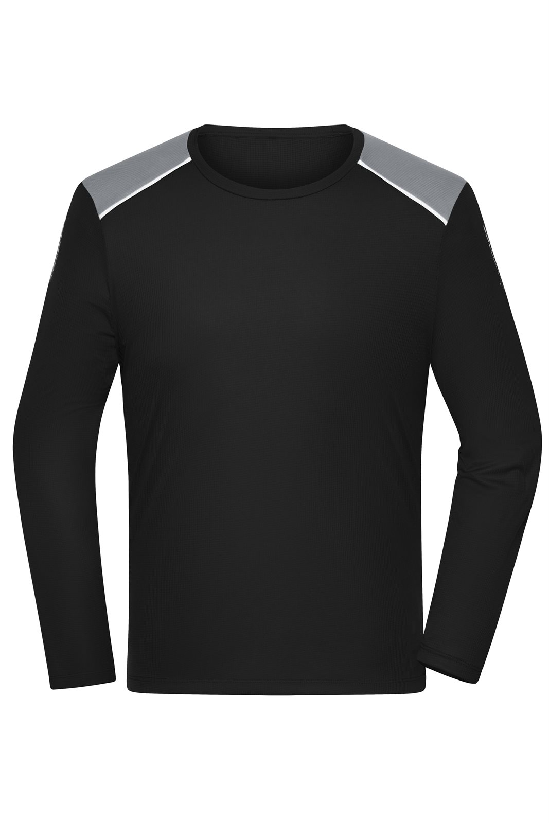 T-Shirt Herren Schwarz – Men's Running Shirt Longsleeve GRS