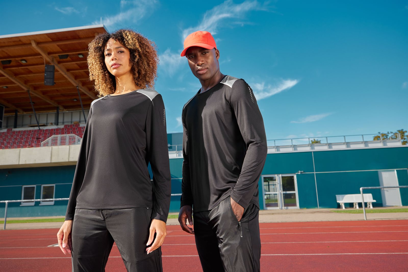 T-Shirt Herren – Men's Running Shirt Longsleeve GRS, Detailansicht