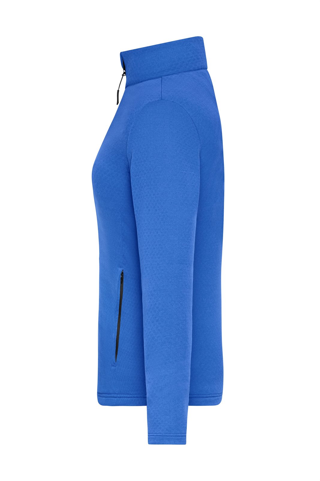 Jacke Damen Blau – Ladies' Sports Structured Fleece Jacket GRS, Detailansicht