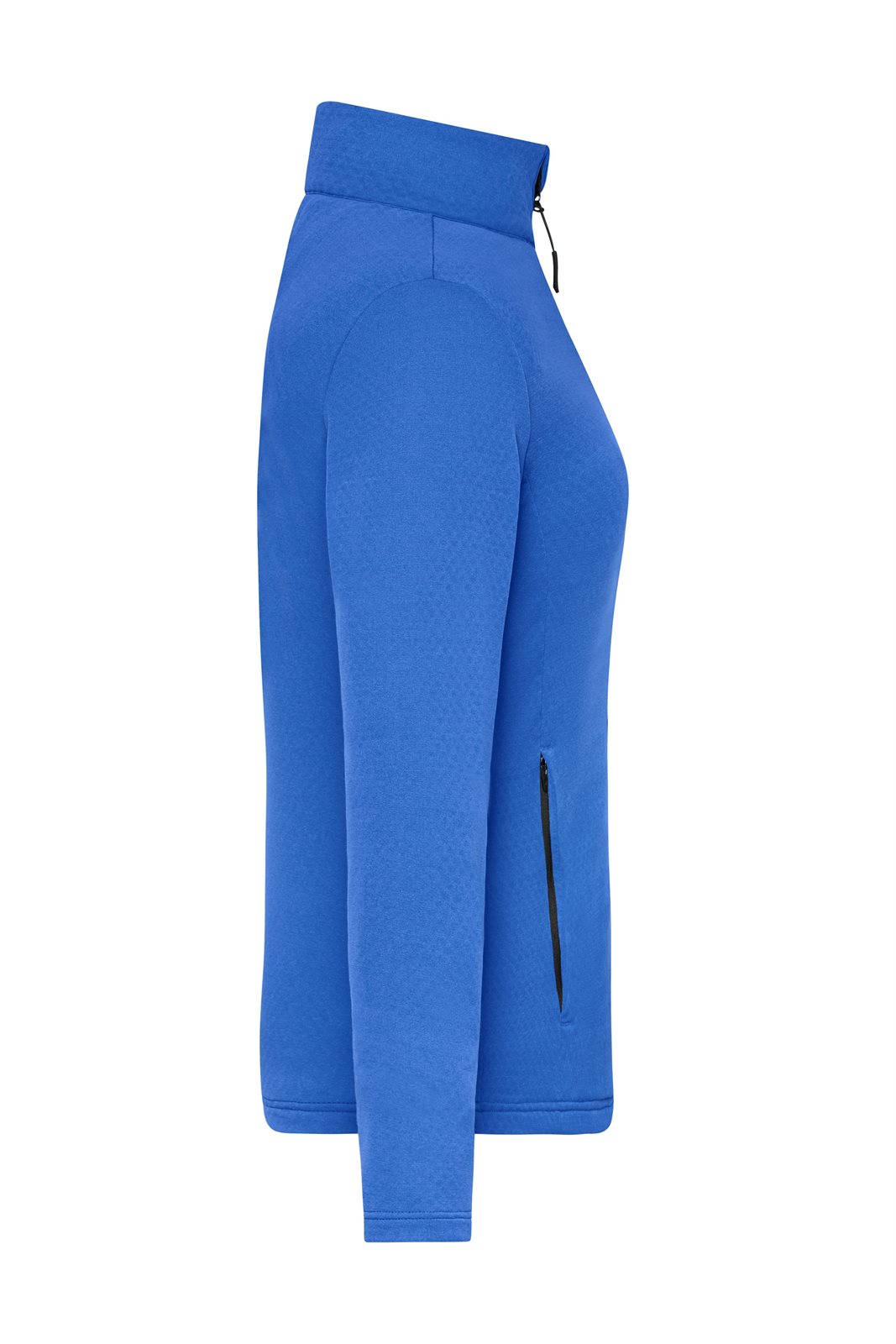 Jacke Damen Blau – Ladies' Sports Structured Fleece Jacket GRS, Detailansicht