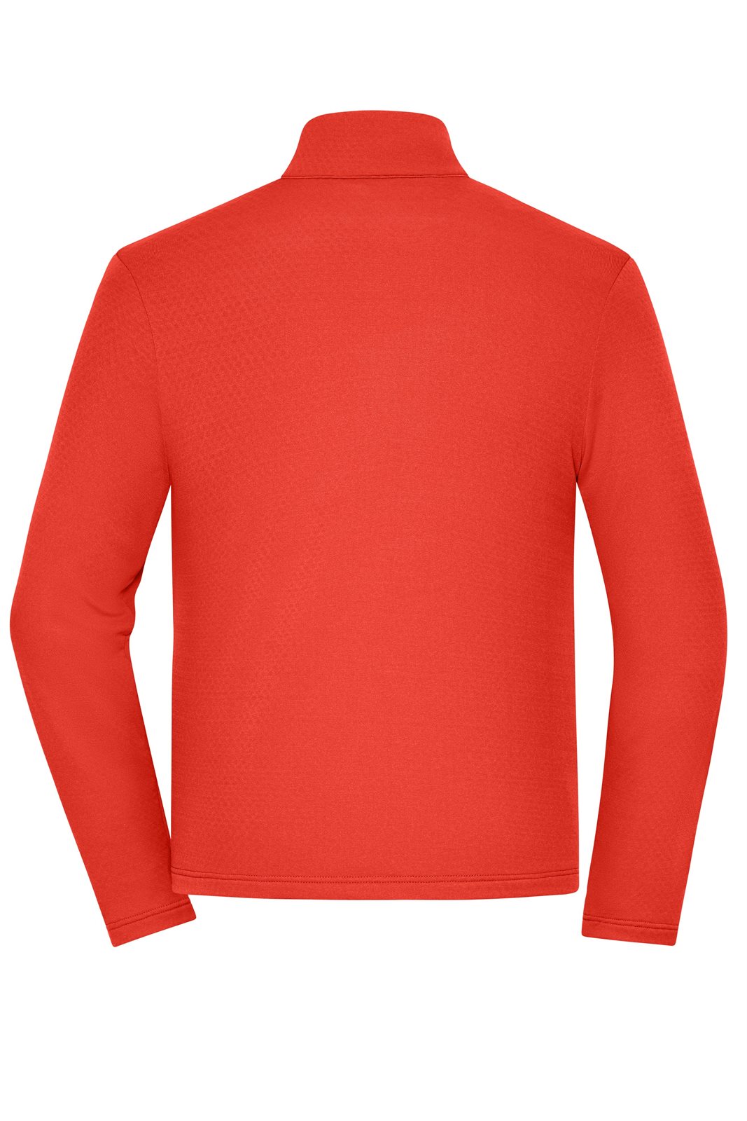 Jacke Herren Orange – Men's Sports Structured Fleece Jacket GRS, Detailansicht