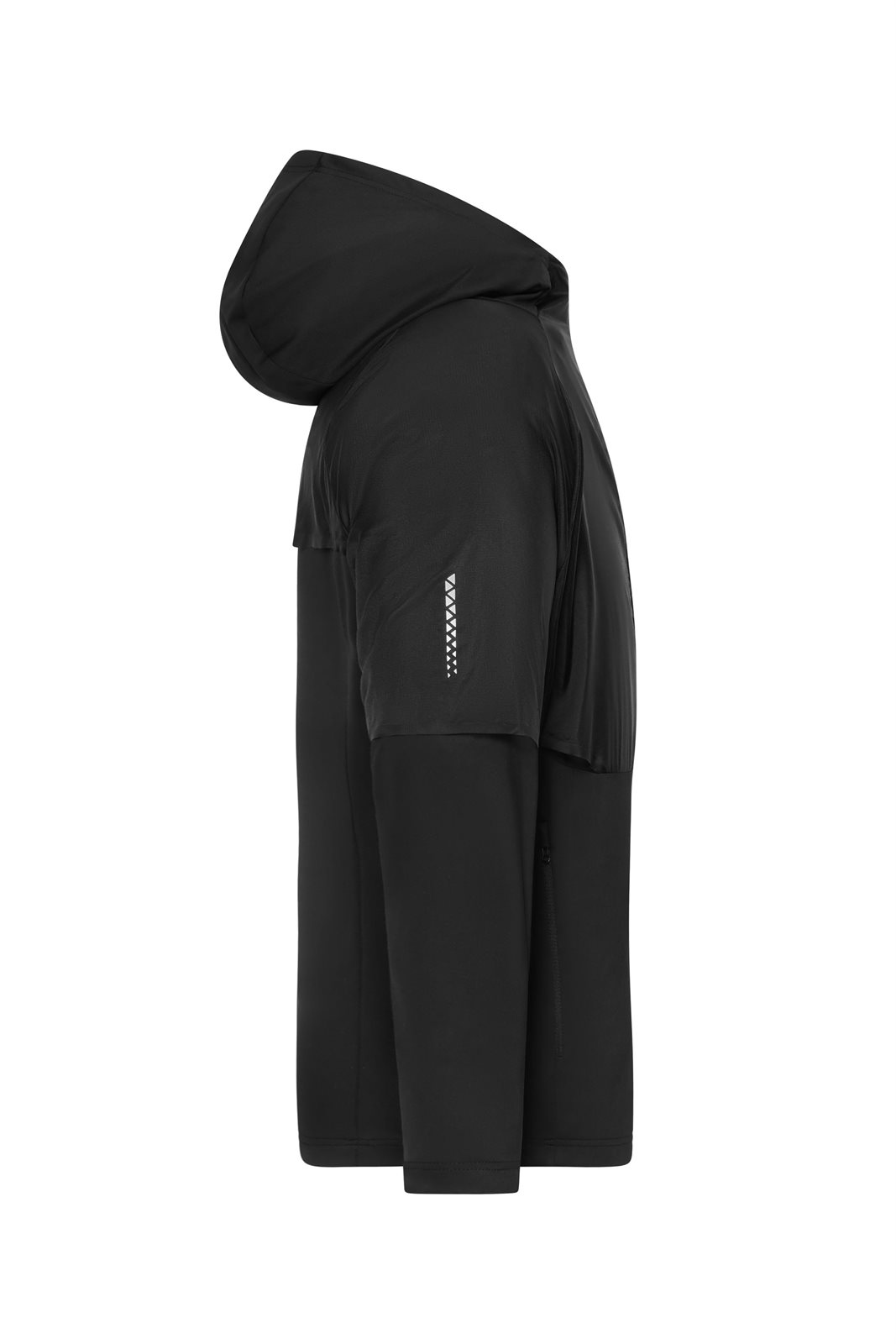Jacke Herren Schwarz – Men's Running Jacket, Detailansicht