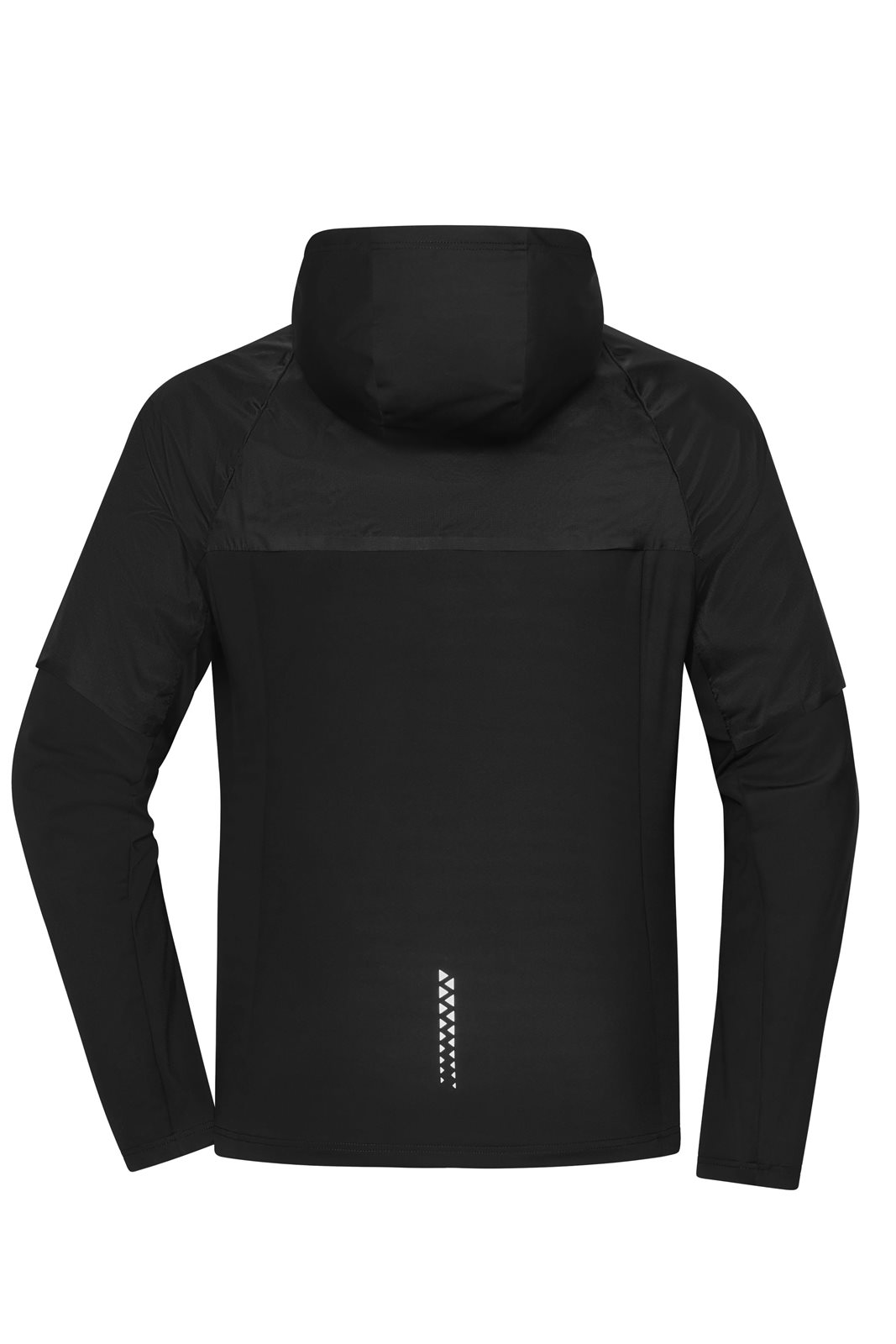 Jacke Herren Schwarz – Men's Running Jacket, Detailansicht