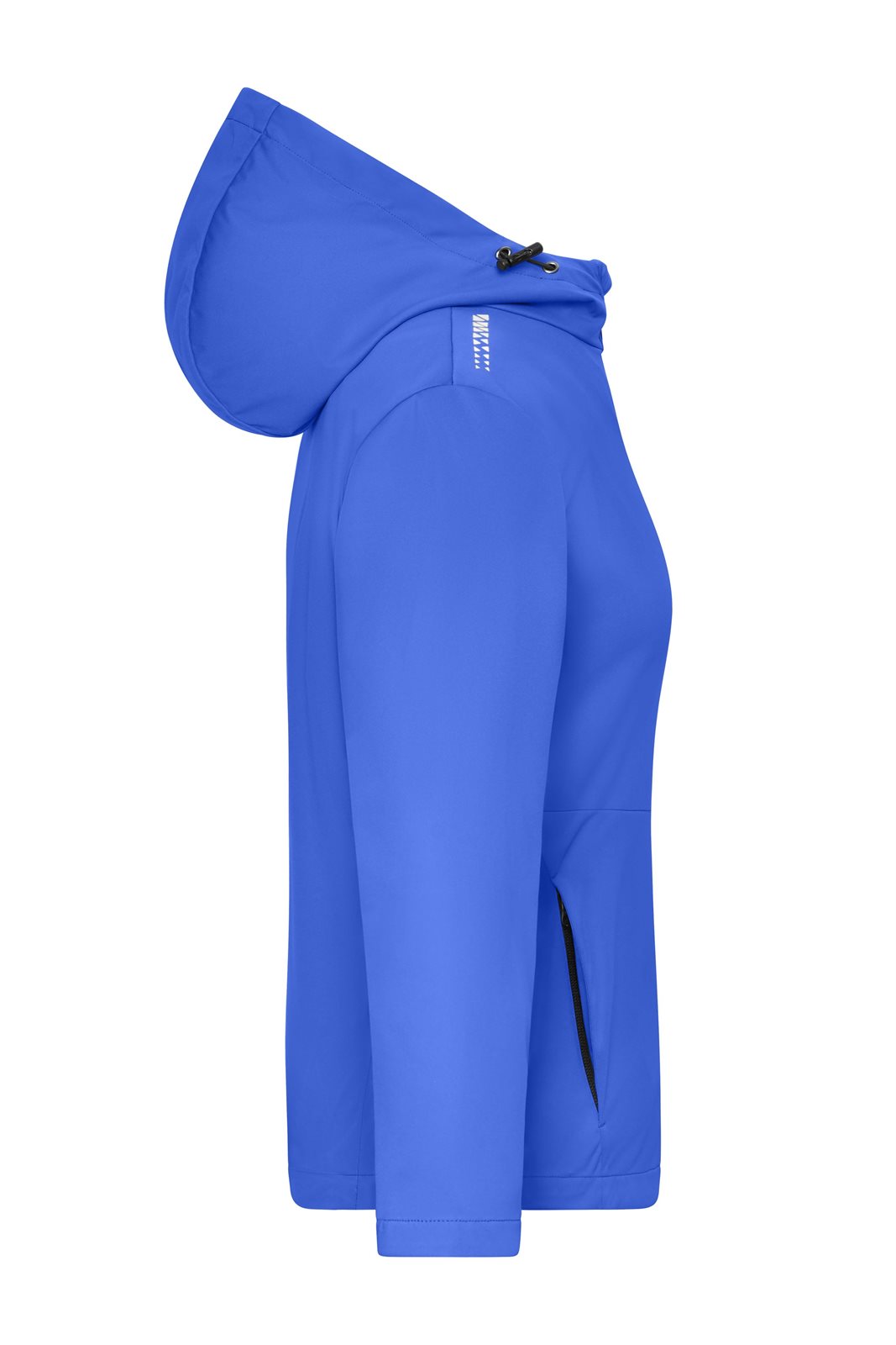 Jacke Damen Blau – Ladies' Sports Softshell Jacket GRS, Detailansicht