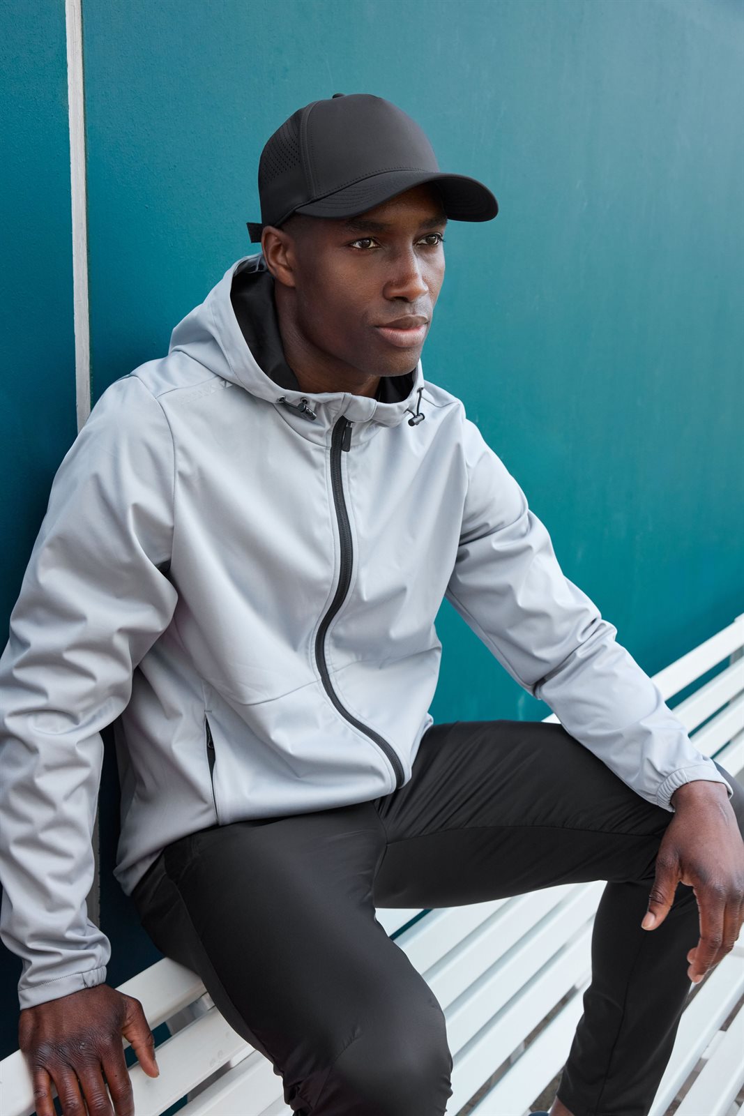 Jacke Herren – Men's Sports Softshell Jacket GRS, Detailansicht