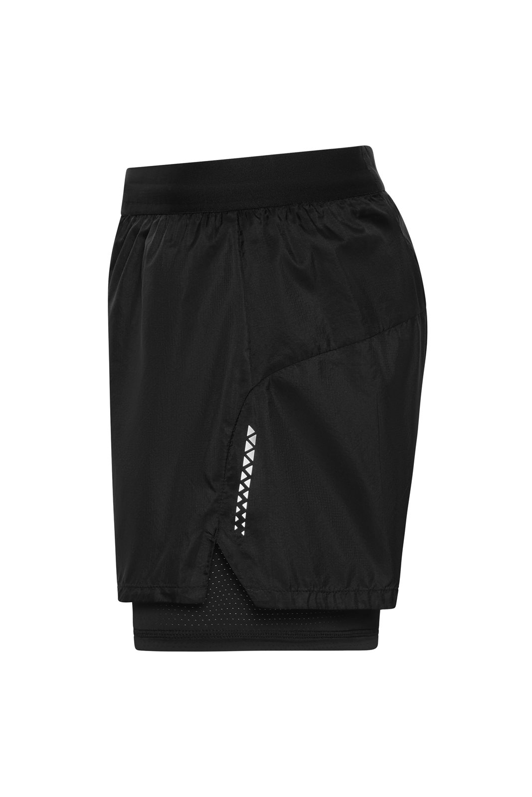 Hose Damen Schwarz – Ladies' Running Shorts, Detailansicht